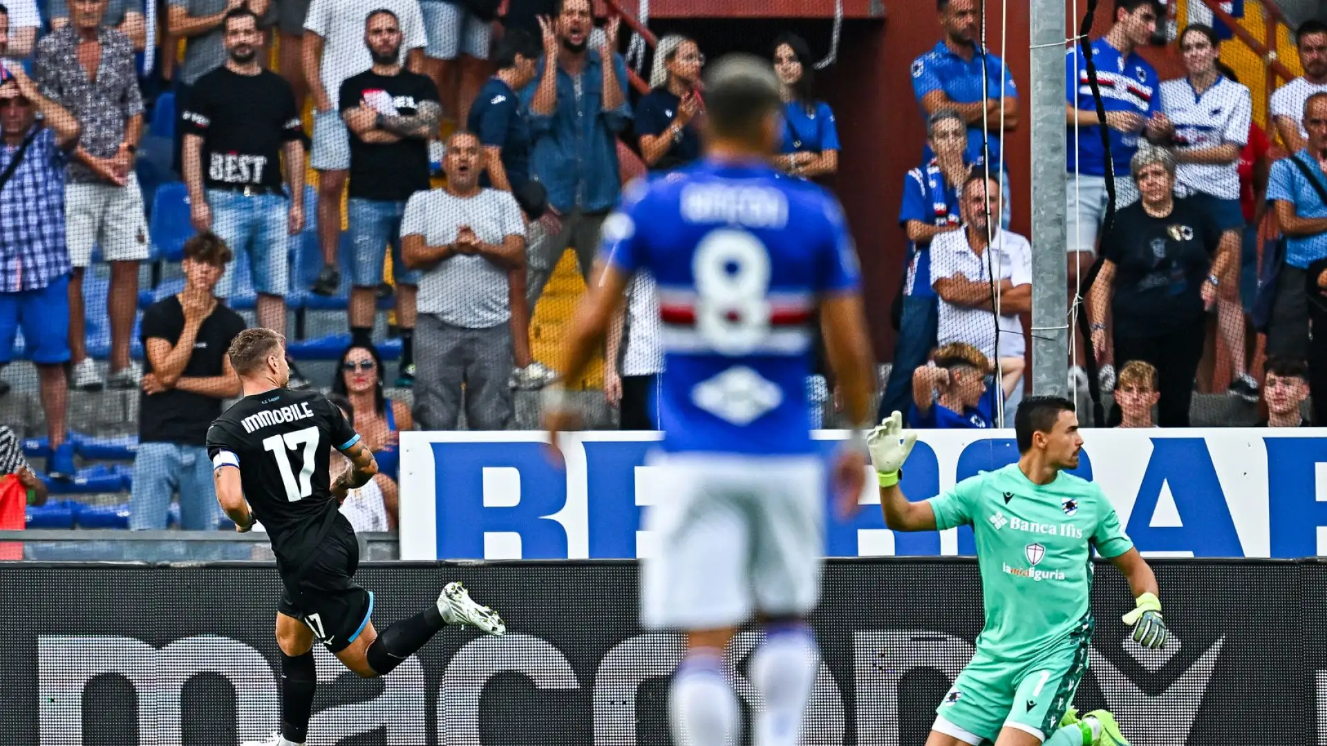 Immobile 7: fa gol alla prima occasione, sempre insidioso in avanti
