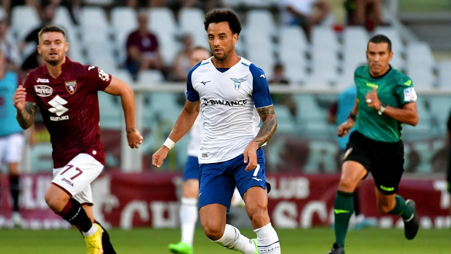 Felipe Anderson 5: non impensierisce mai la difesa granata nonostante tocchi diversi palloni, deve essere più incisivo