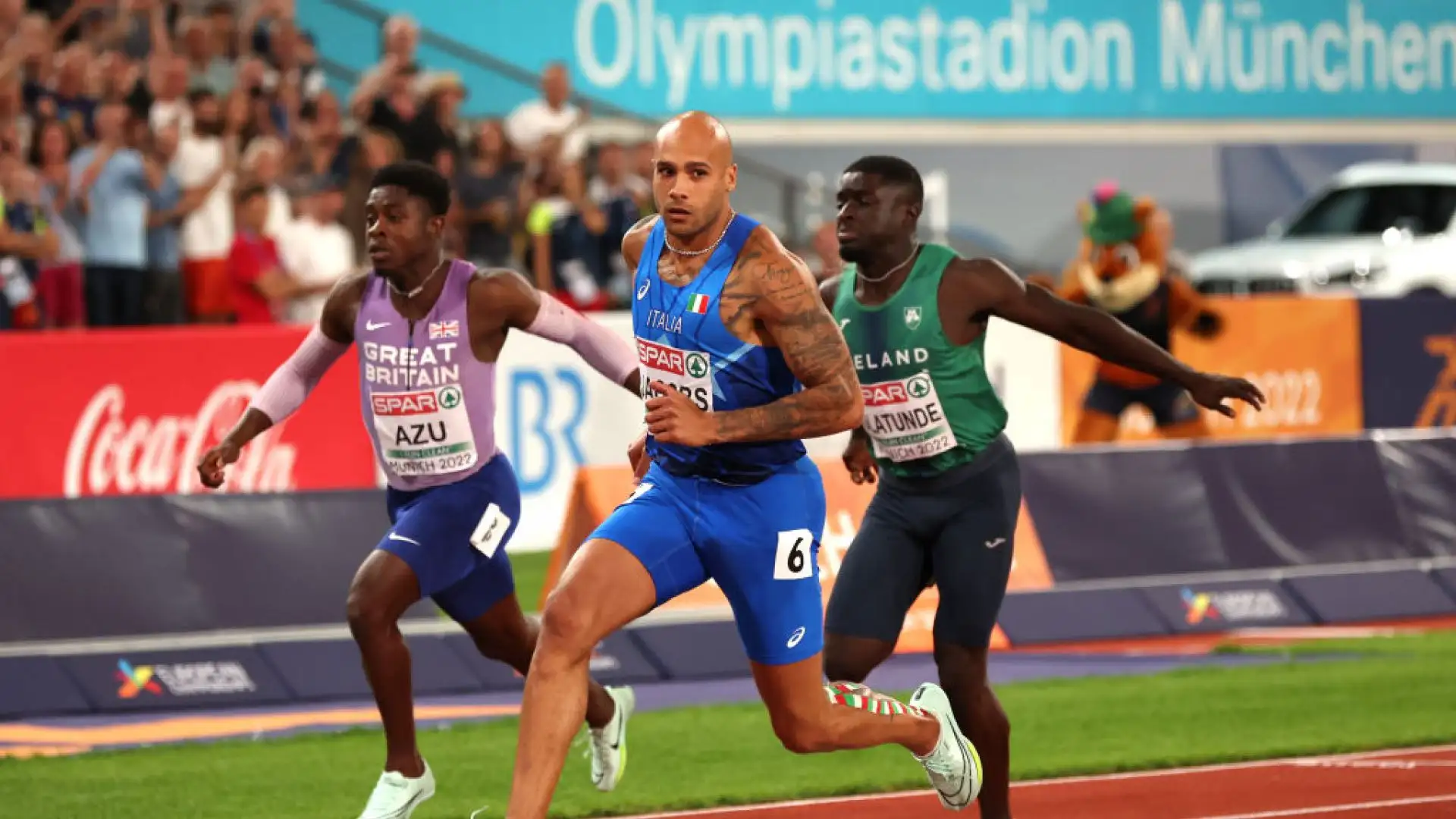 Record dei campionati eguagliato, prima volta sotto i dieci secondo con vento regolare in questa stagione.