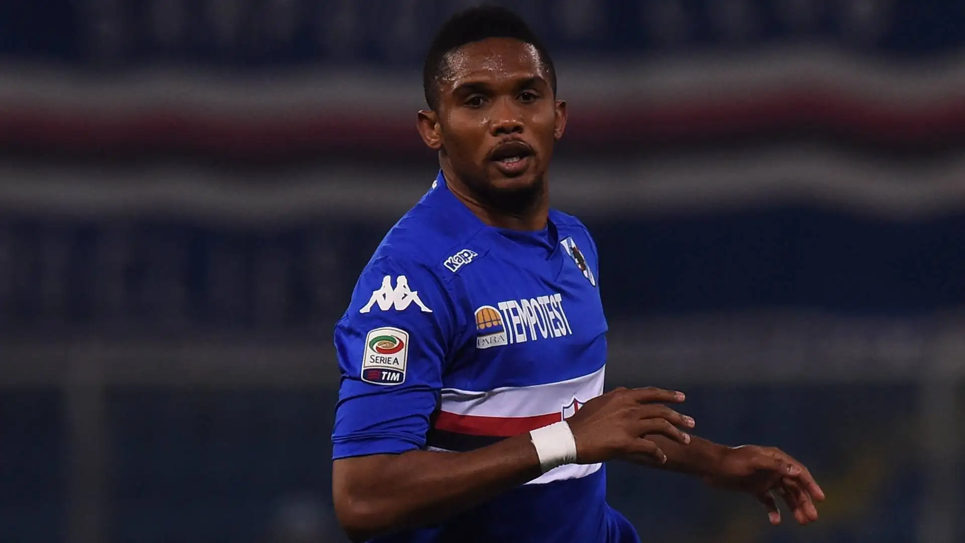Samuel Eto'o (Sampdoria): Sempre in tema triplete, il camerunense ex Barcellona ne ha vinti due e ha conquistato tre Champions. Nel 2015, con i blucerchiati realizzò 18 presenze e due gol