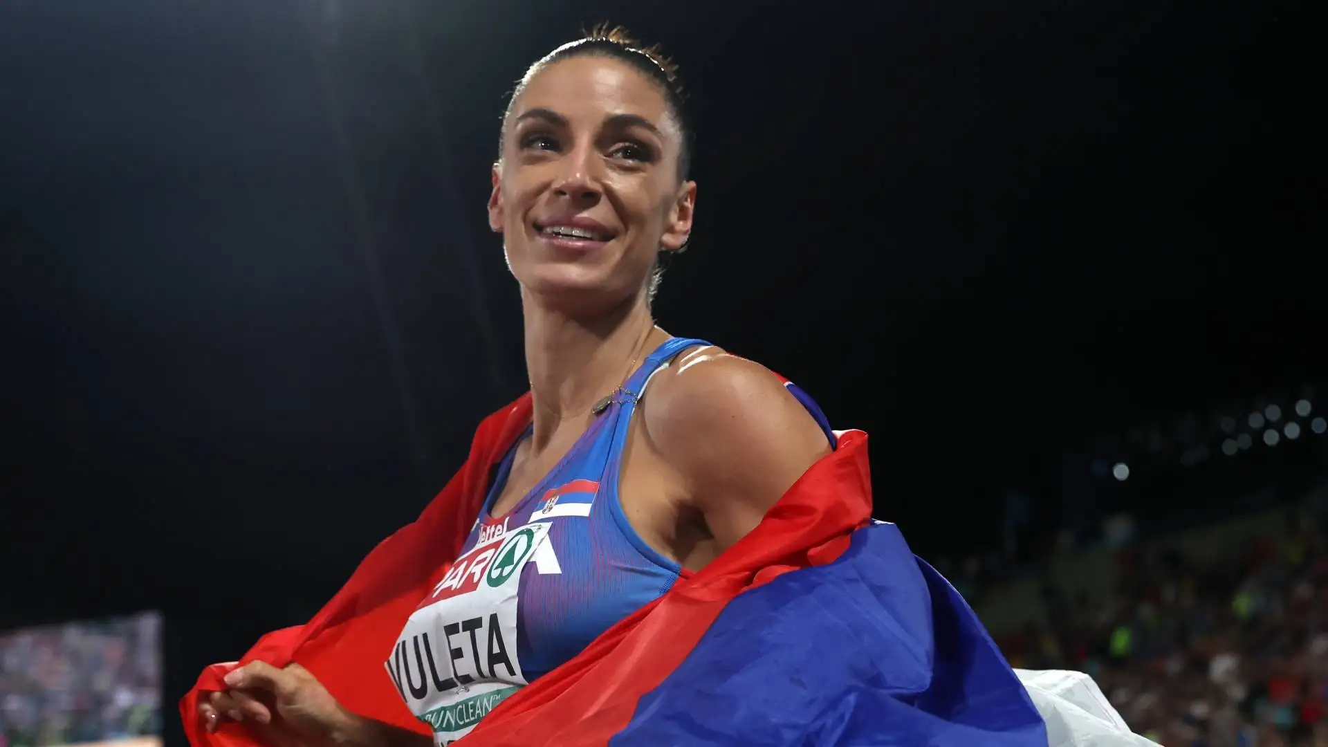 Sguardo incantevole quello dell'atleta serba