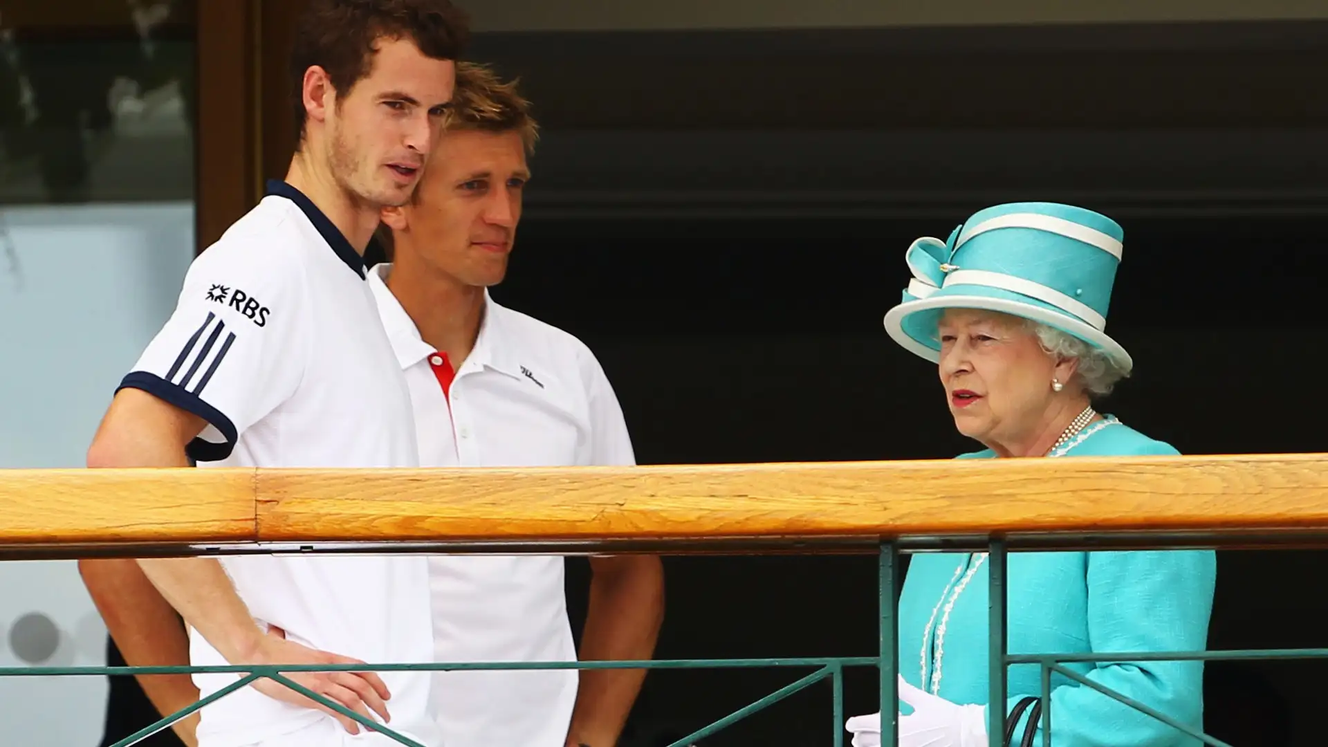Con Andy Murray nel 2012 in occasione dei Championships di Wimbledon