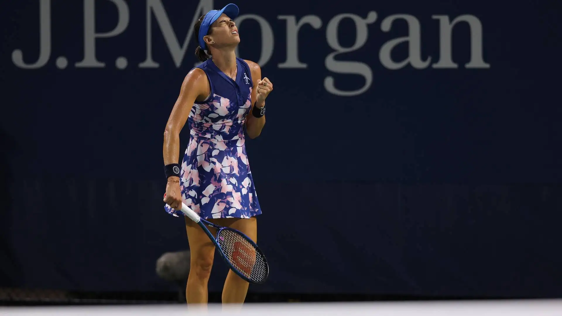 Tutta la fatica della Tomljanovic, in un match dalla durata di quasi due ore e mezza