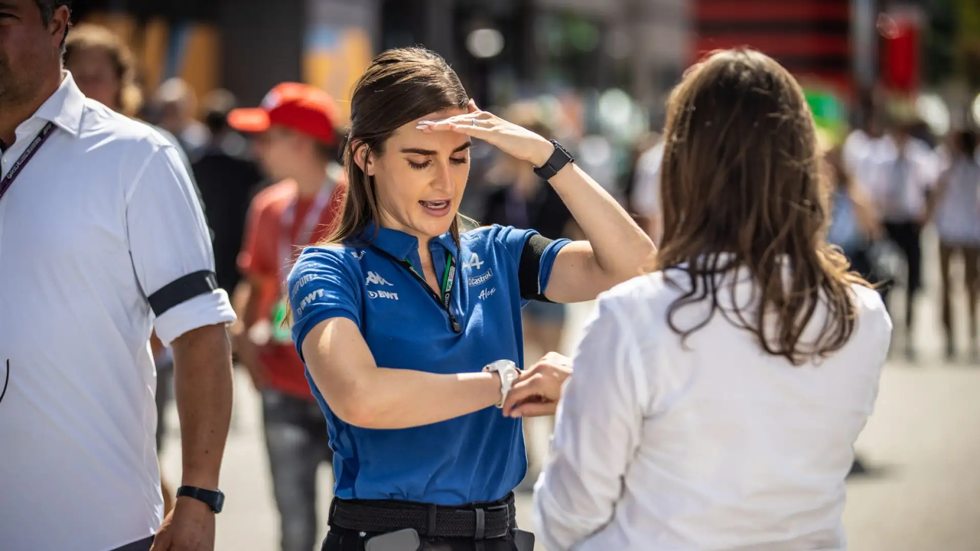 Non è difficile intuirne il motivo: la giovane australiana è davvero bellissima. Foto di Cristian Lovati
