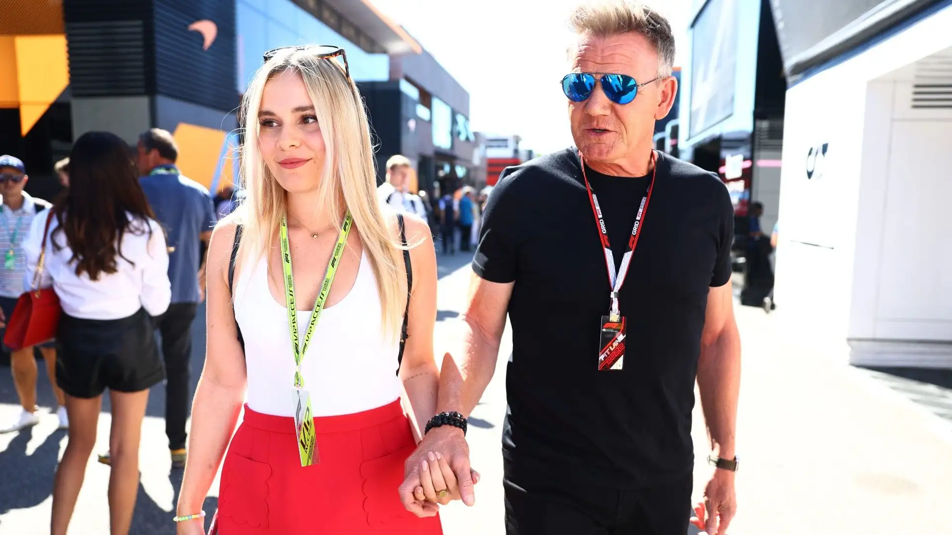 Non ha voluto mancare neanche lo chef Gordon Ramsay, presente con la figlia Holly