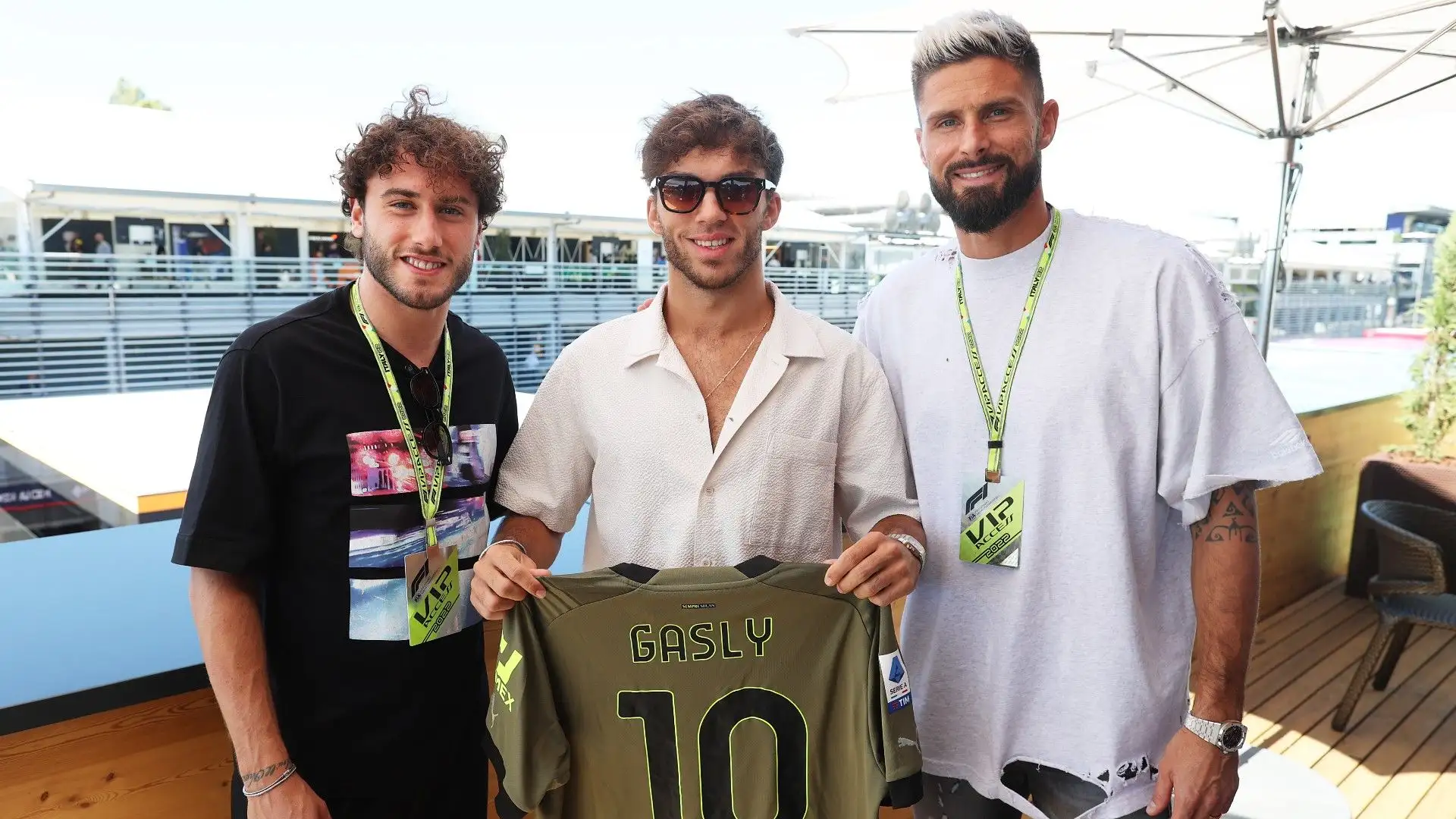 Il pilota ha dichiarato di stimare particolarmente il Milan