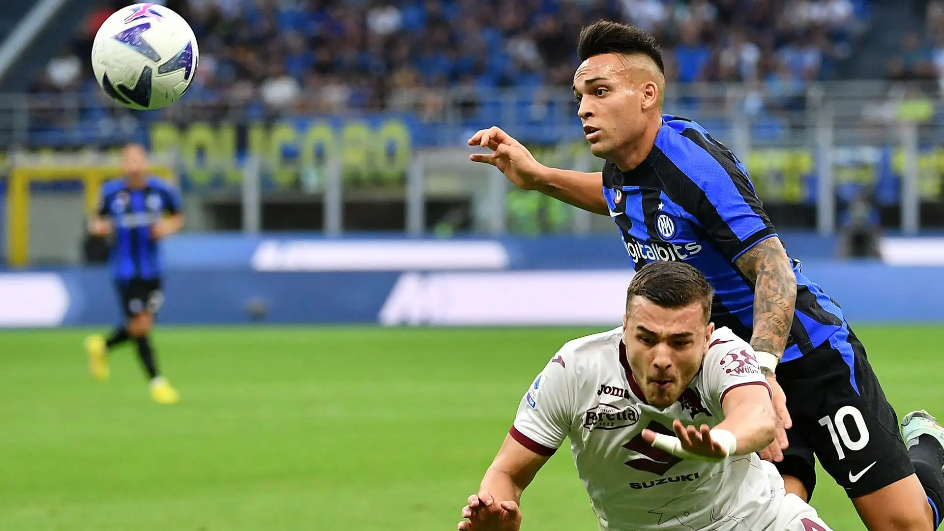 Lautaro Martinez 6: ci prova in diverse occasioni ma la mira non lo aiuta