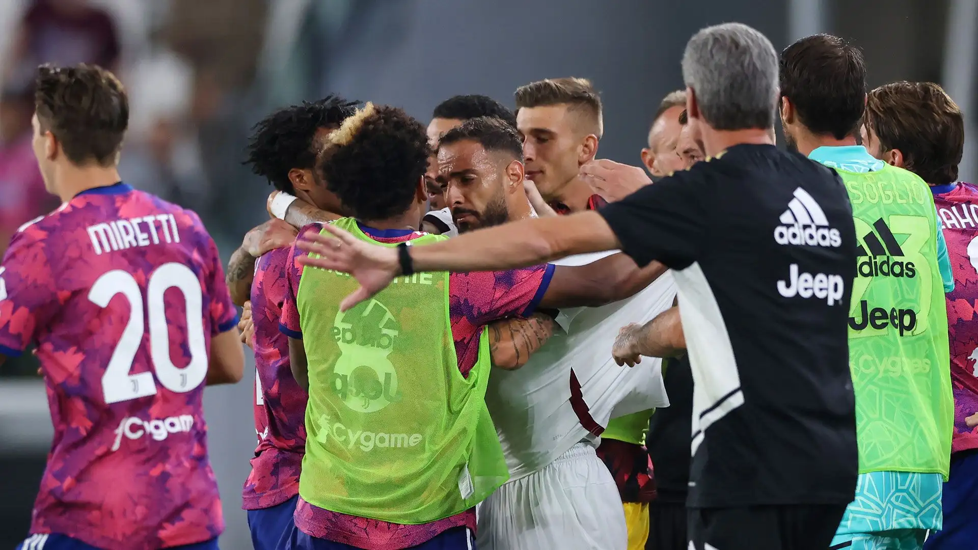 Juventus-Salernitana è finita in rissa
