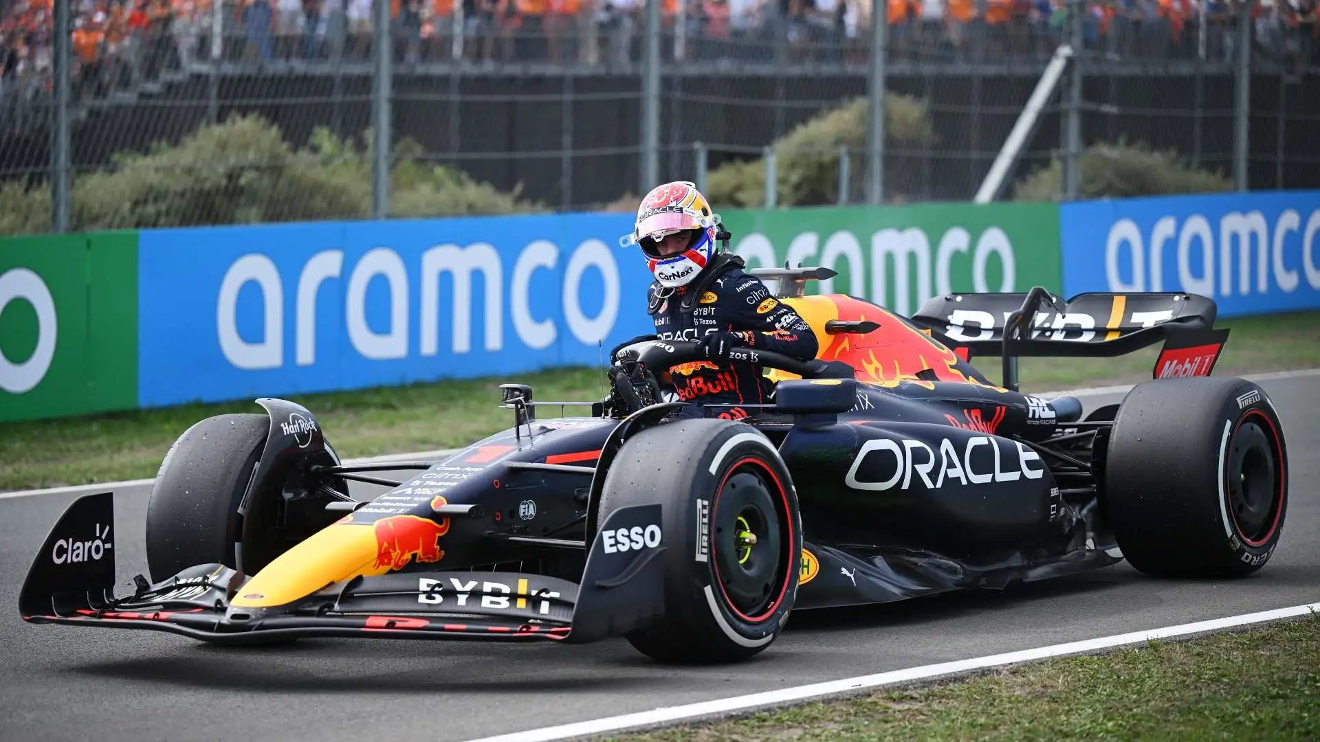 Verstappen ha girato per una decina di minuti