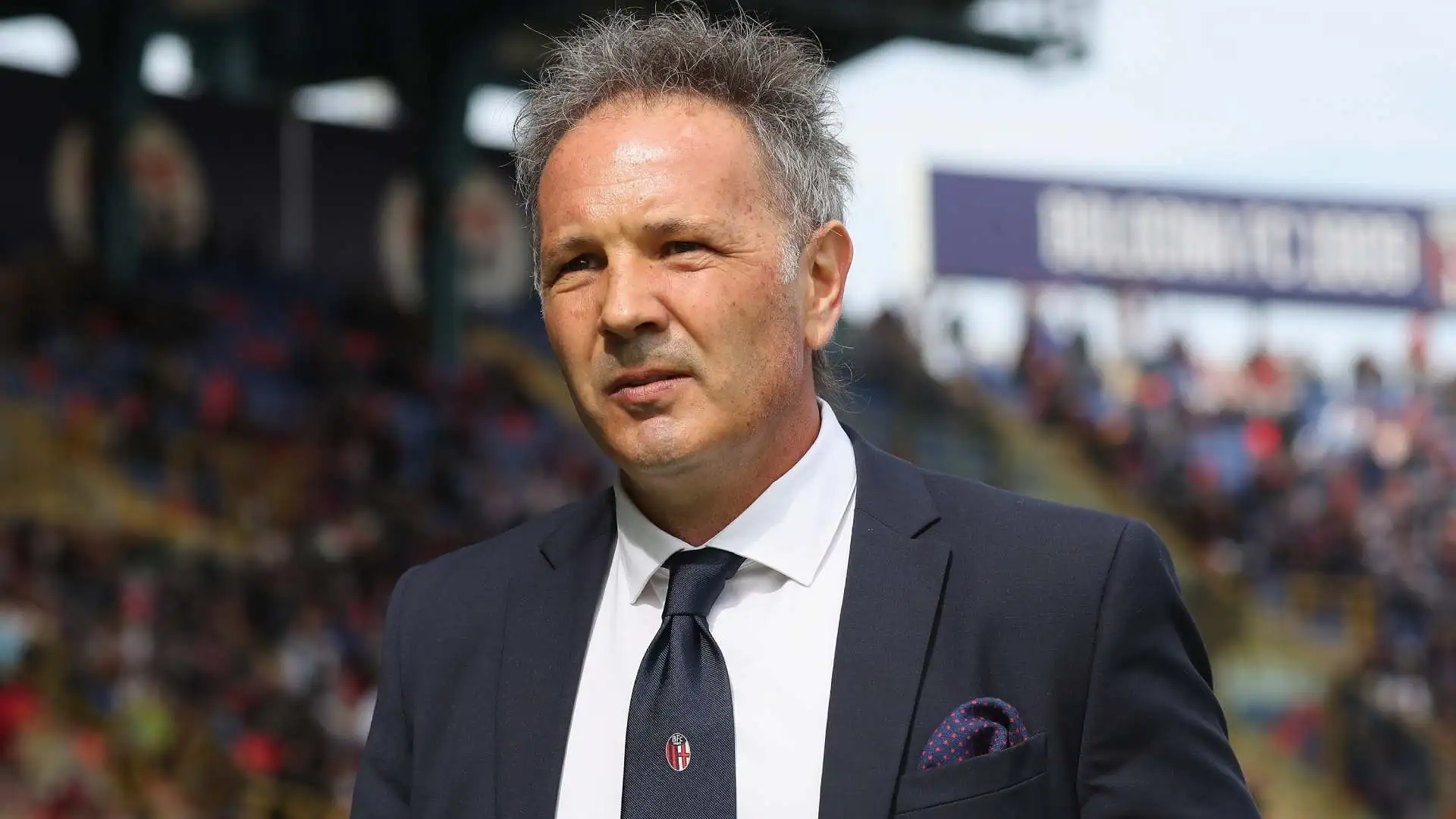 Torna in Italia nel gennaio 2019, dopo una brevissima parentesi (9 giorni) allo Sporting Lisbona, per sostituire Filippo Inzaghi alla guida del Bologna, dove torna dopo dieci anni. Nel 2022 termina con l'esonero la sua storia d'amore con il club felsineo, dopo oltre tre stagioni e mezzo