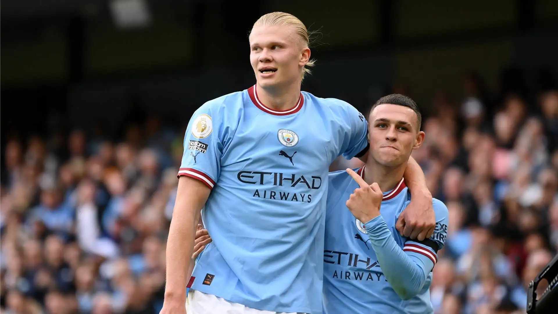 Grandi protagonisti Erling Haaland e Phil Foden, autori entrambi di una tripletta
