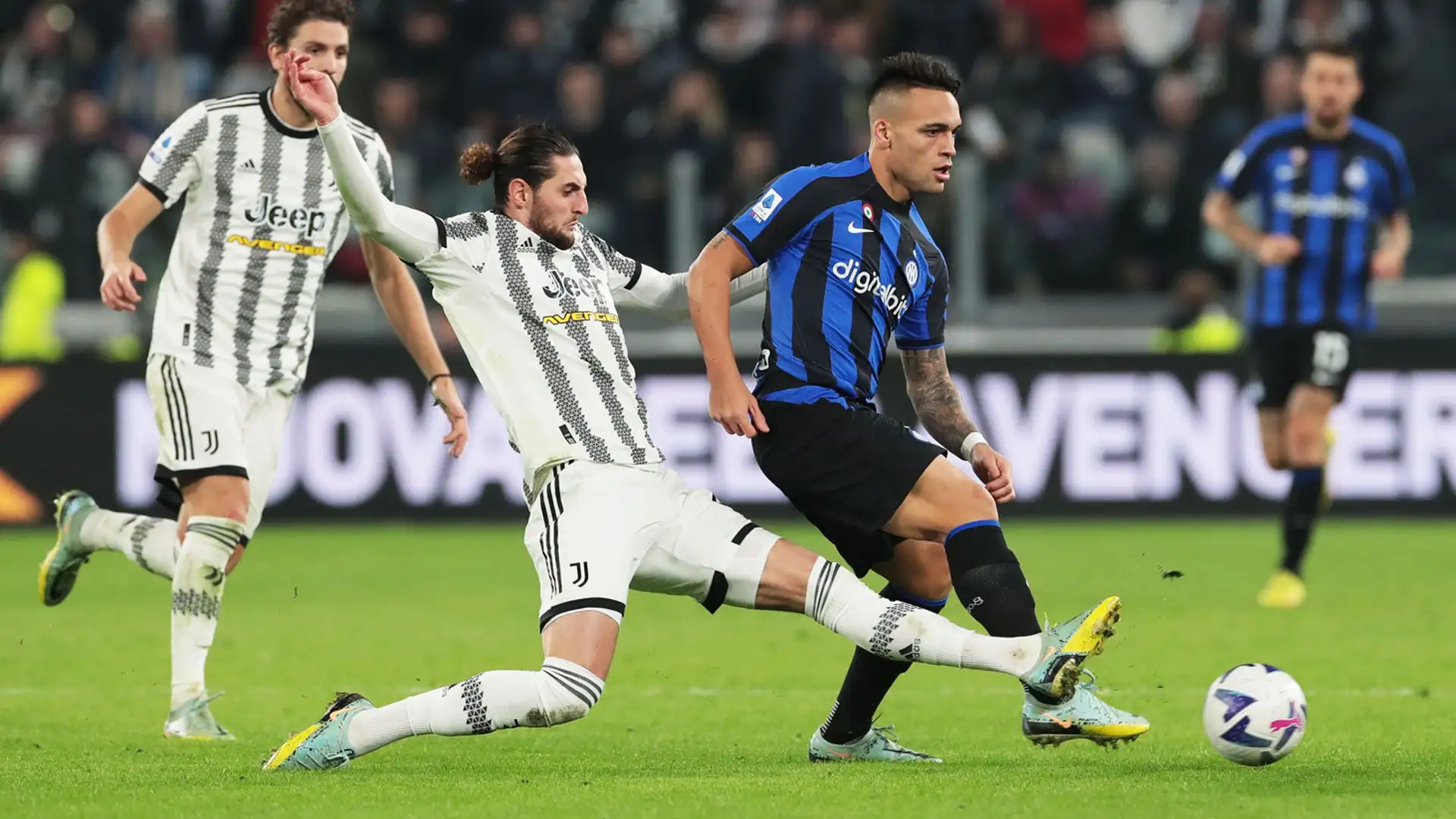 Rabiot 7: sceglie un ottimo momento per mettere a segno il suo quinto sigillo stagionale.