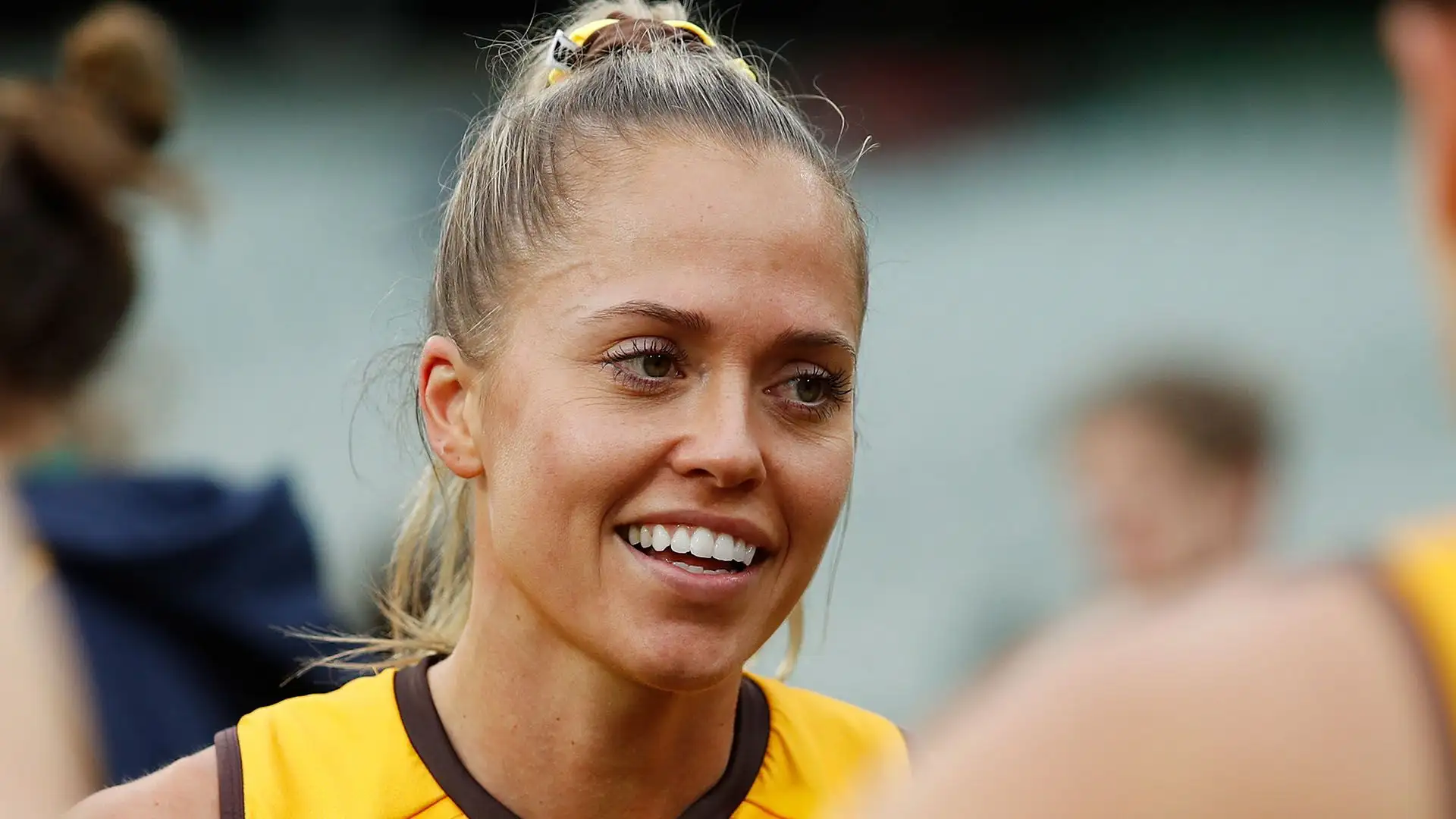 E' diventata un esempio per tante bambine e ragazze che vogliono iniziare una carriera nel football australiano