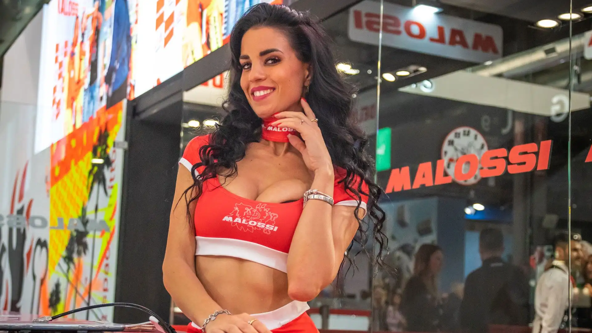 Tra queste Giada Matrone, che si può incontrare allo stand della Malossi (ph. Cristian Lovati)