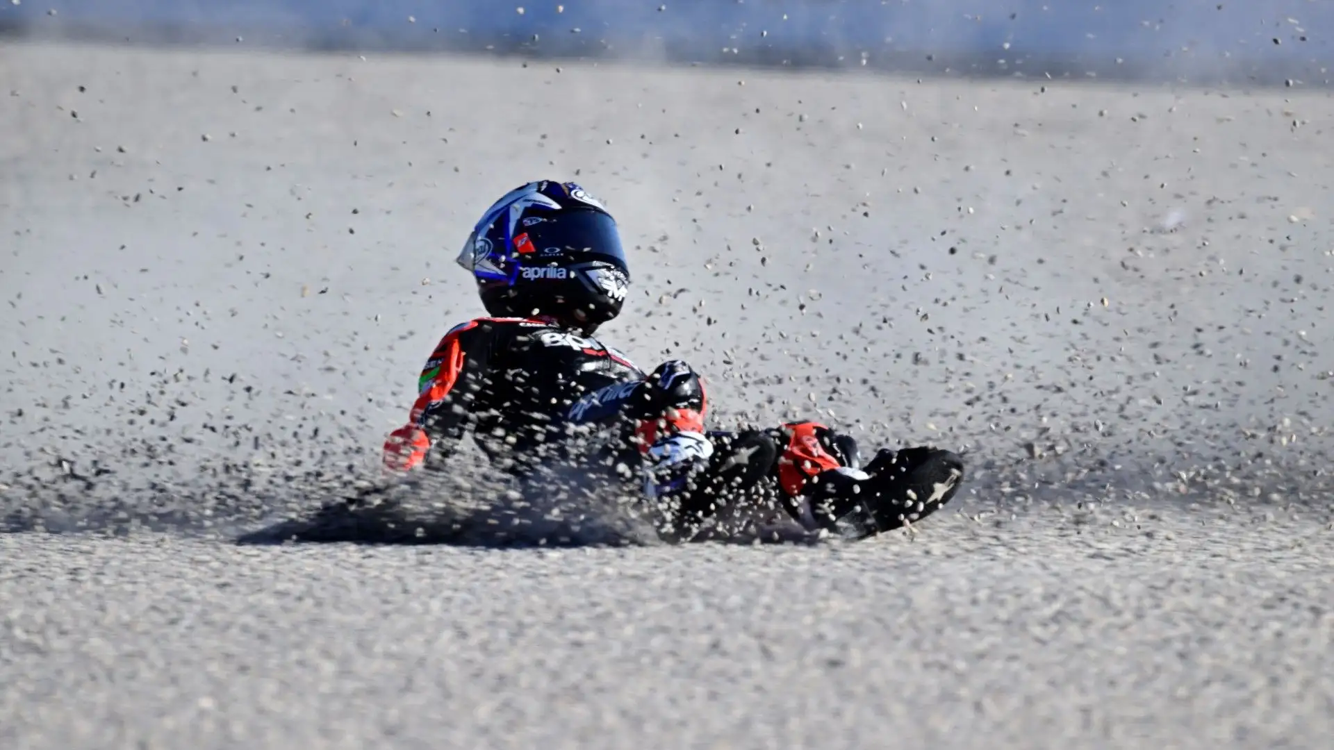 Viñales è andato giù alla curva 4, uno dei punti più critici del circuito