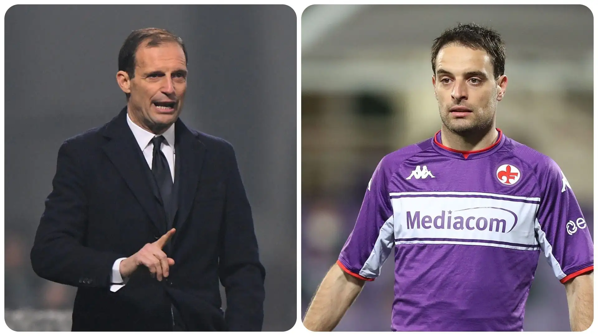 Massimiliano Allegri e Giacomo Bonaventura

