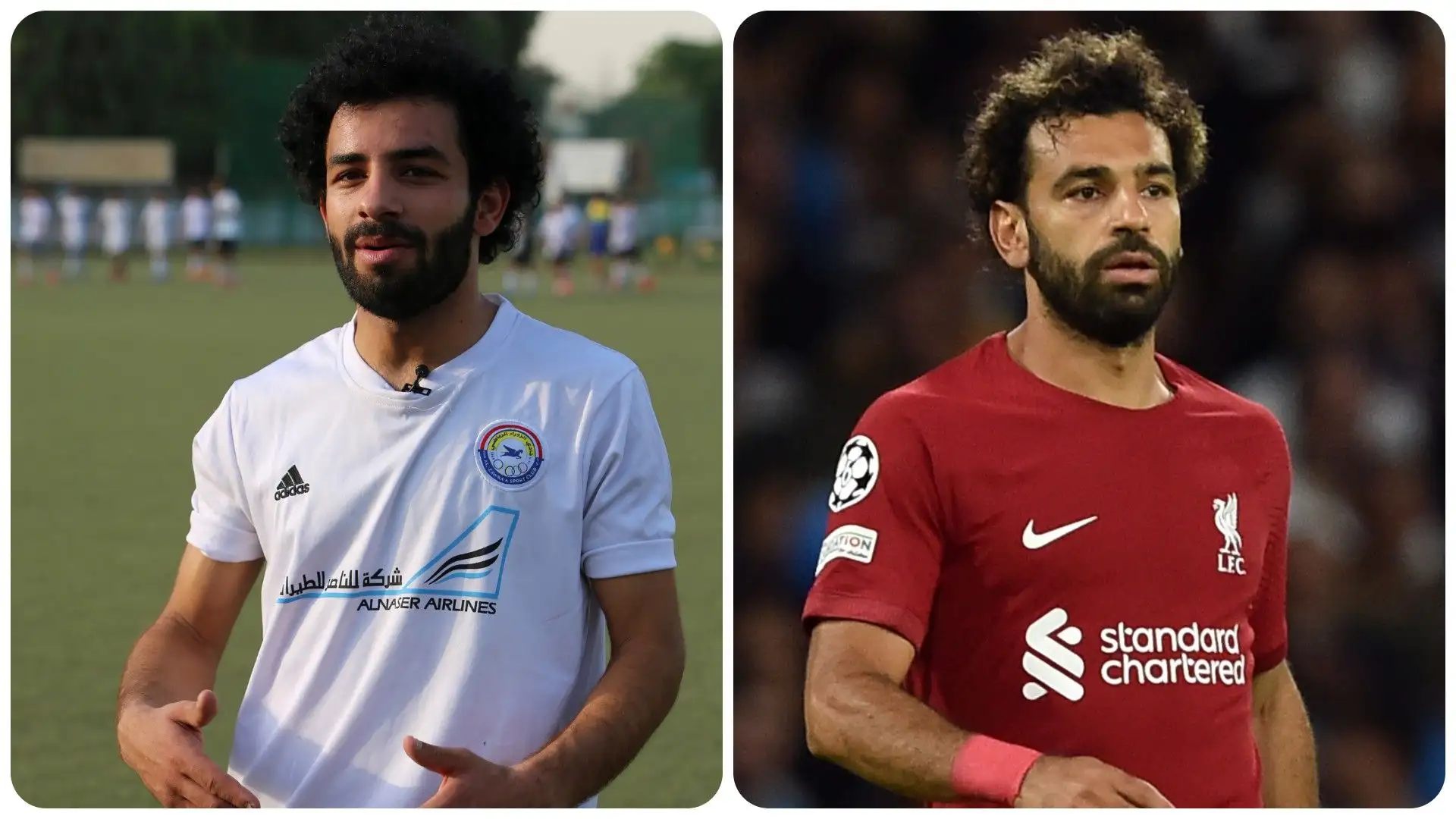 Hussein Ali e Mohamed Salah
