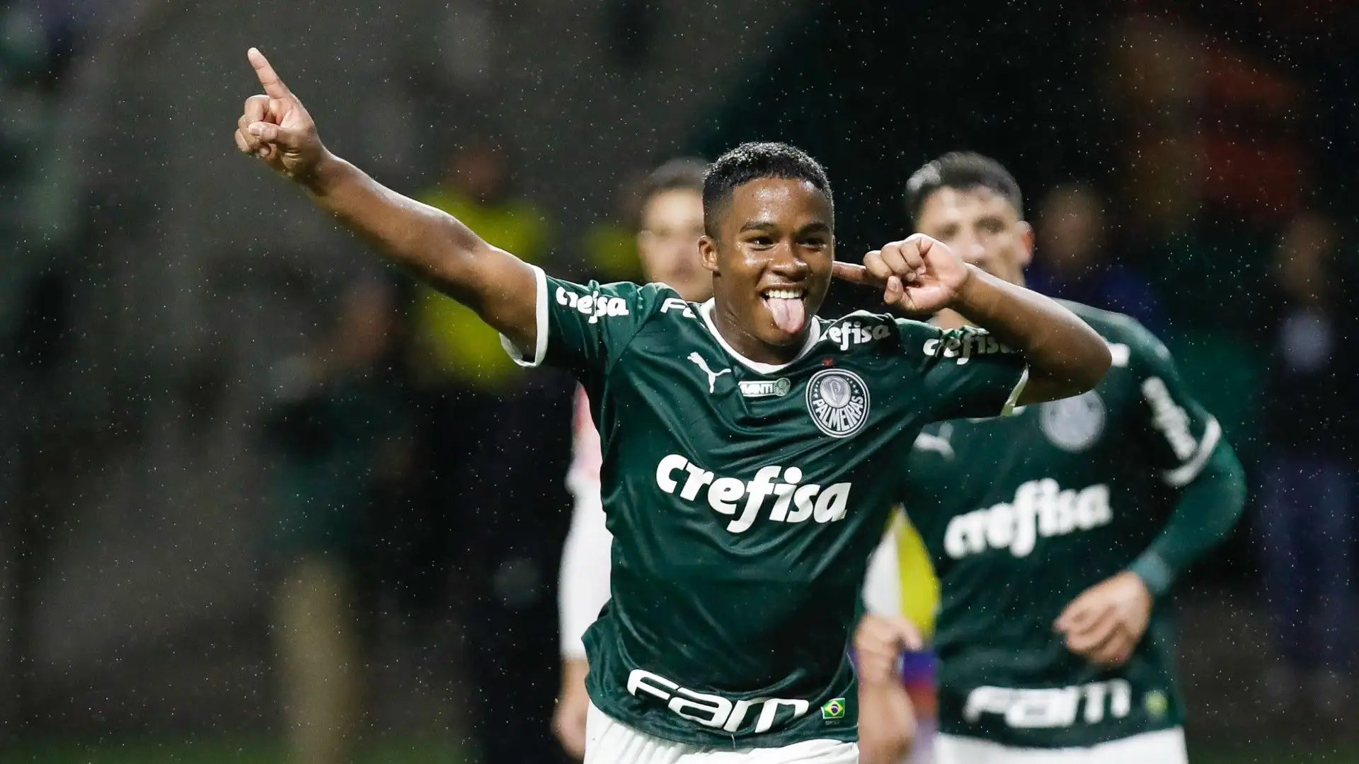 Endrick gioca nel Palmeiras ma nel 2024 si trasferirà al Real Madrid
