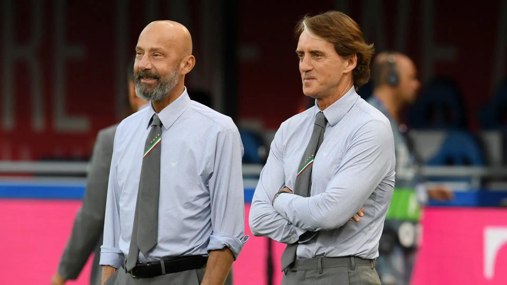 Gianluca Vialli e Roberto Mancini