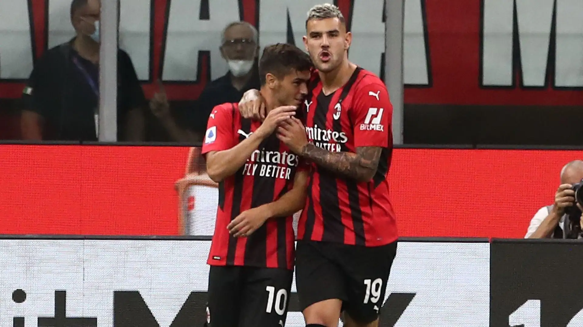 Brahim Díaz e Theo Hernández