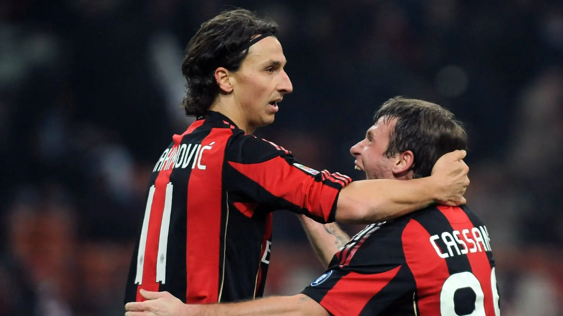 Zlatan Ibrahimović e Antonio Cassano