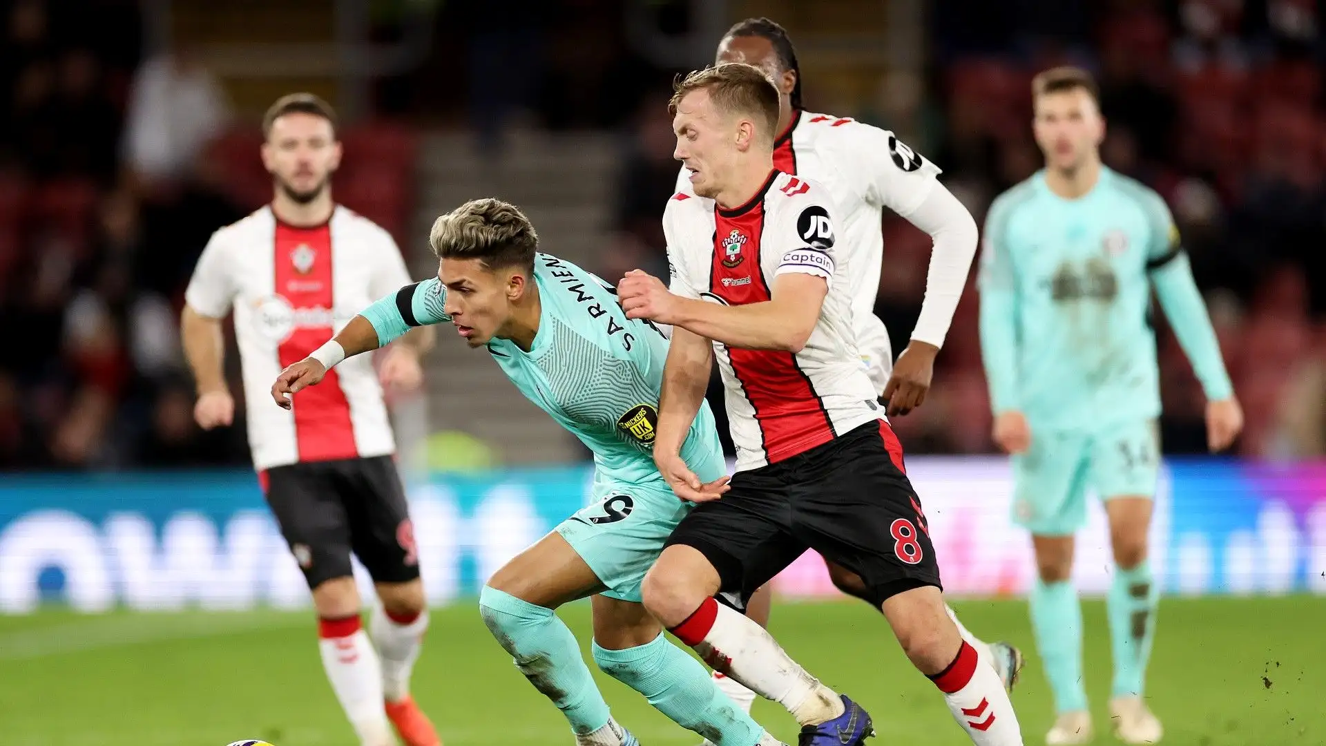 Il gol del Southampton è stato segnato da James Ward-Prowse