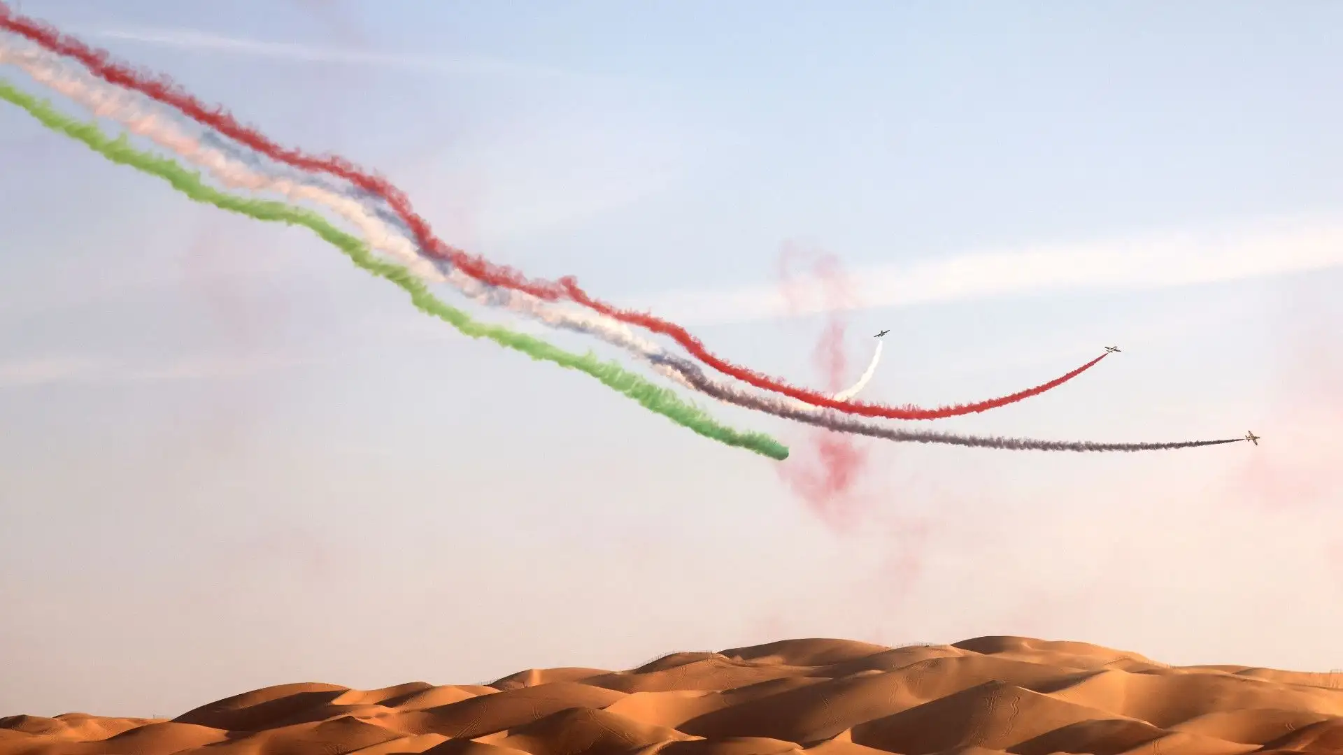 Spettacolo anche in cielo