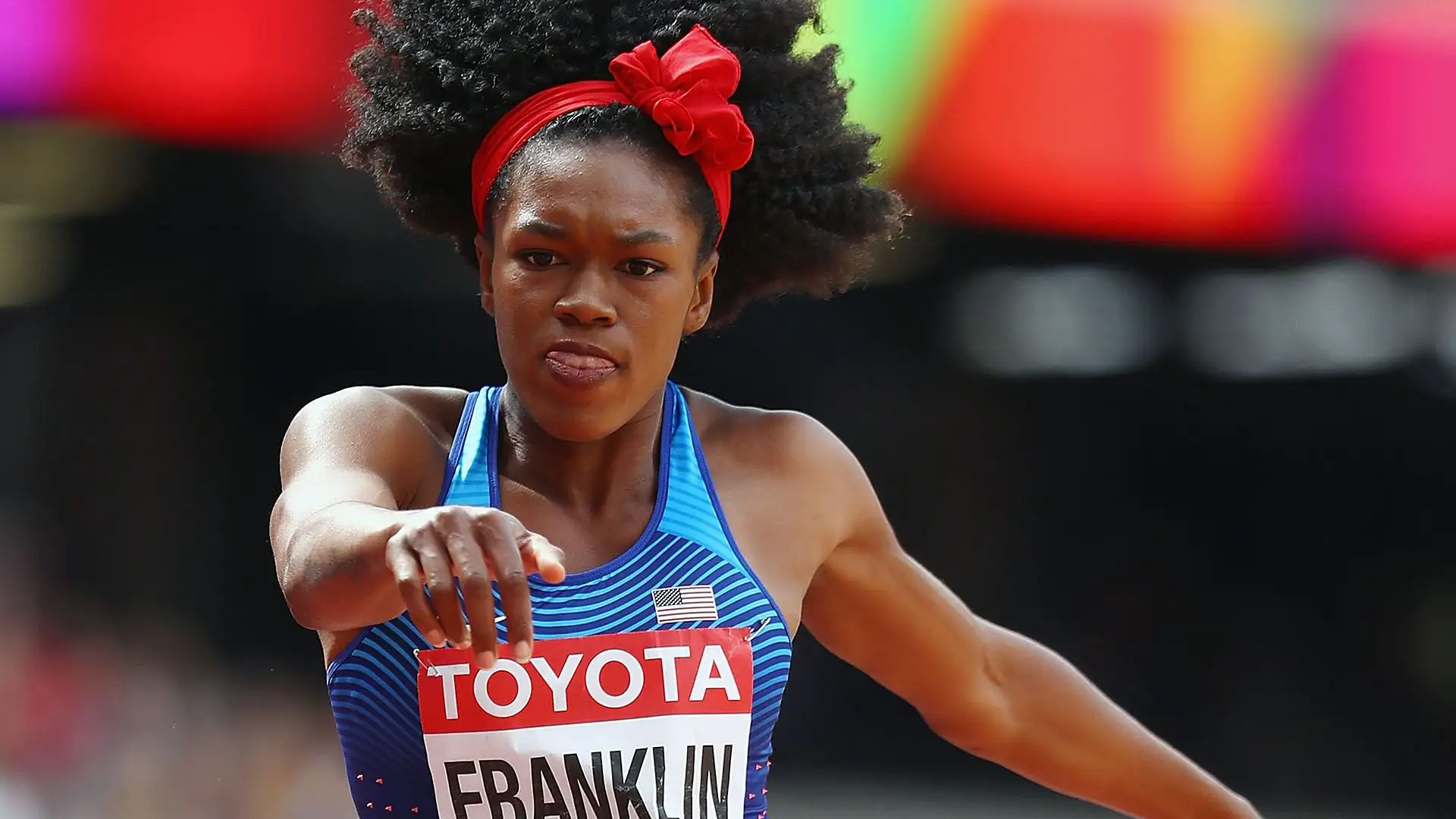 Tori Franklin è una triplista statunitense, detiene il record nazionale indoor di specialità