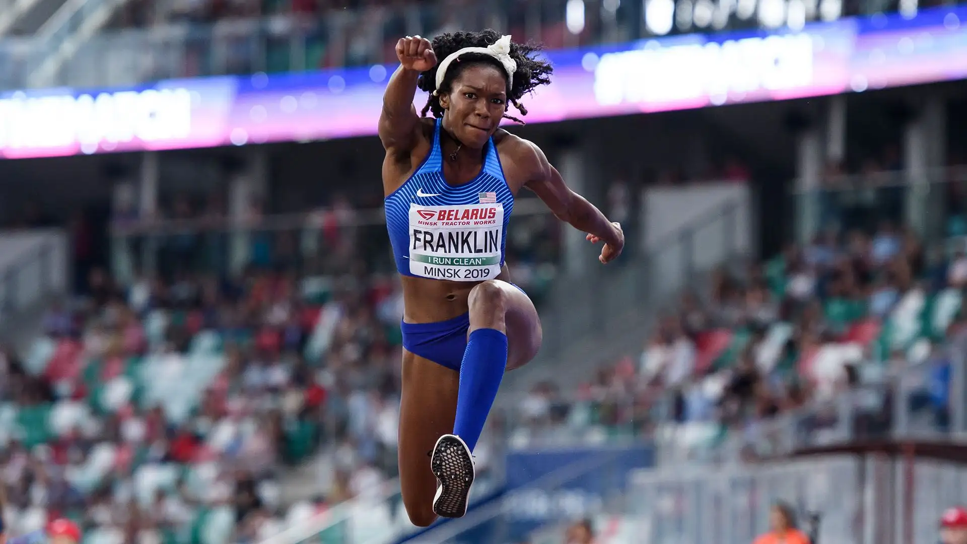 Tori Franklin è una triplista statunitense, detiene il record nazionale indoor di specialità