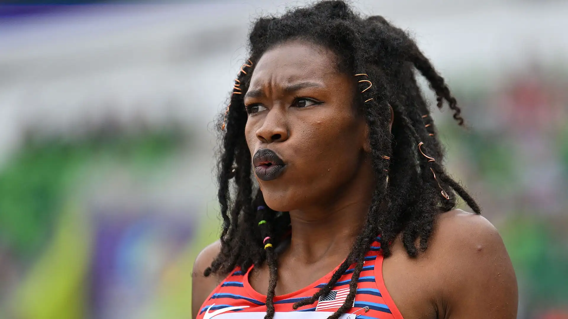Tori Franklin è una triplista statunitense, detiene il record nazionale indoor di specialità