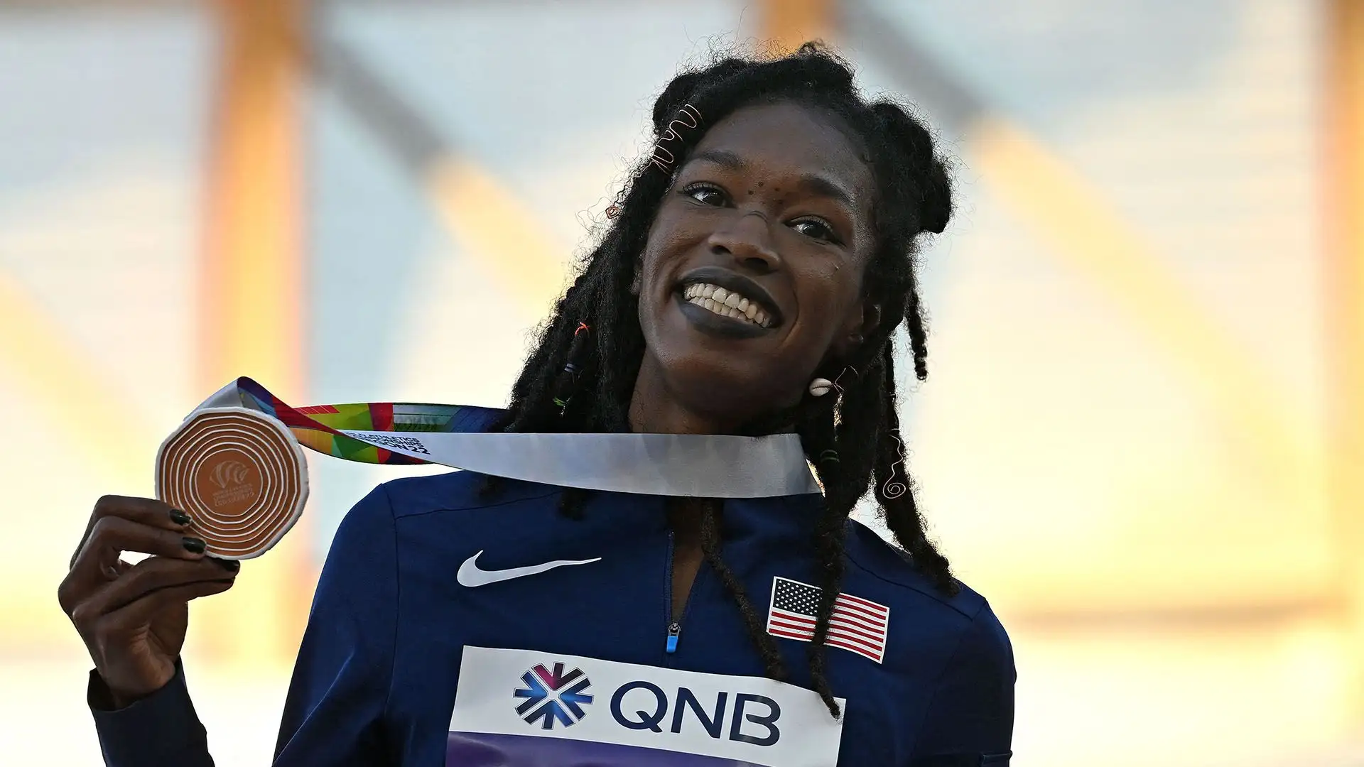 Tori Franklin è una triplista statunitense, detiene il record nazionale indoor di specialità
