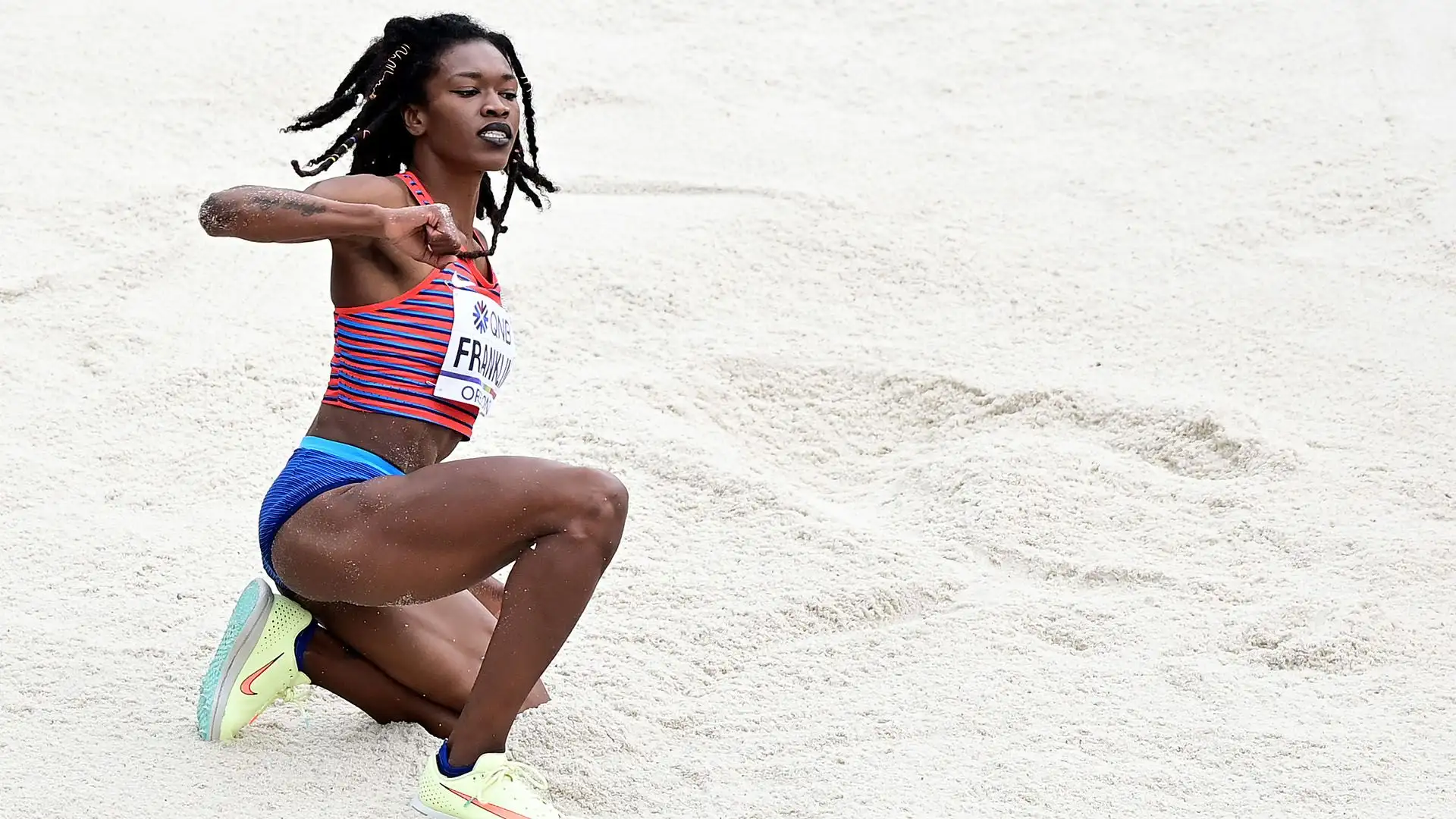 Tori Franklin è una triplista statunitense, detiene il record nazionale indoor di specialità