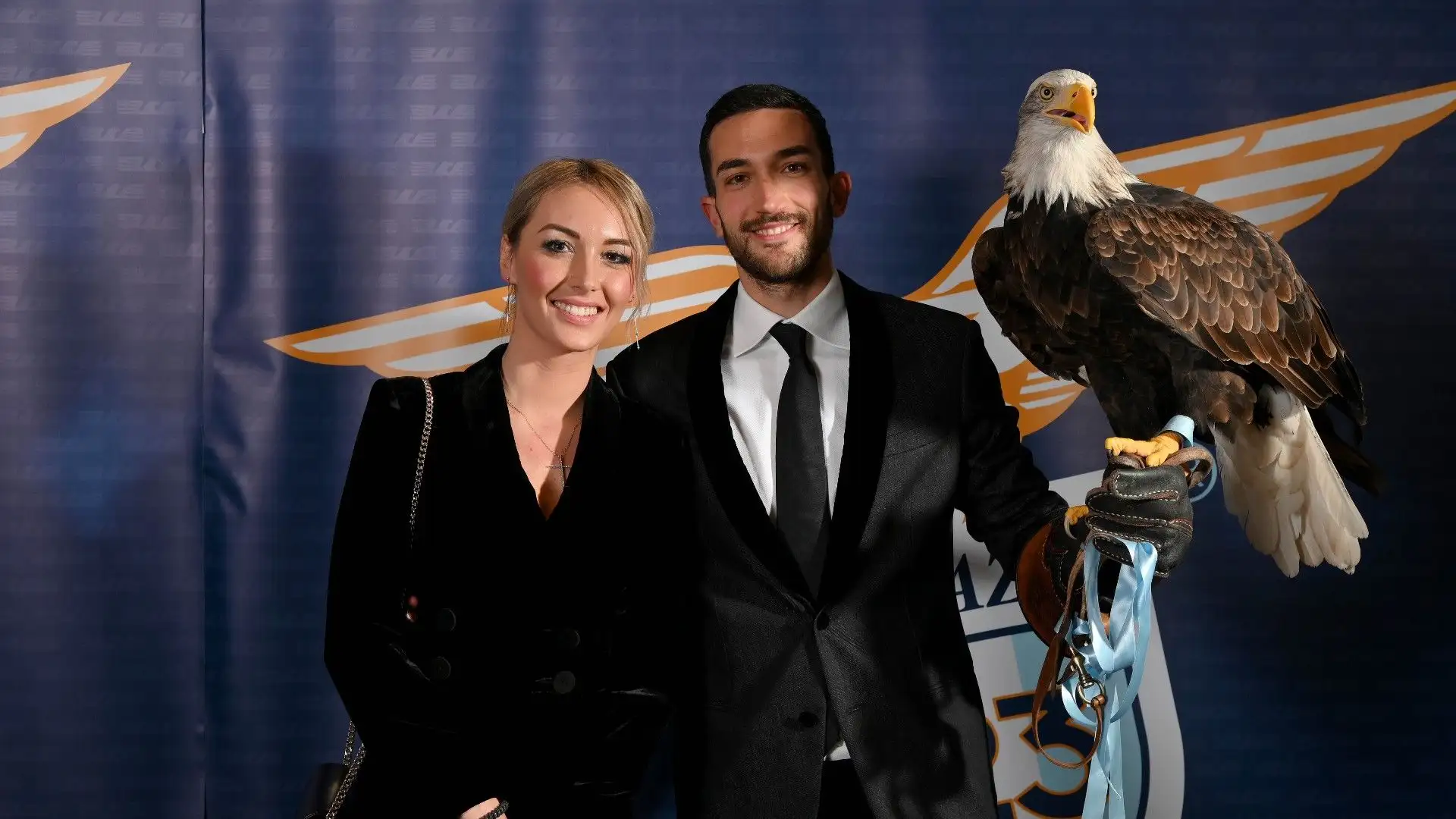 Danilo Cataldi, la compagna e l'aquila Olimpia