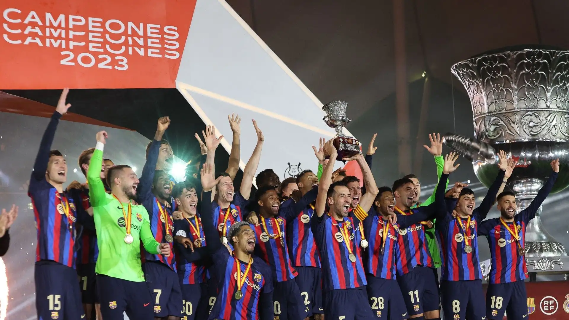 E' la Supercoppa numero 14 vinta dal Barcellona