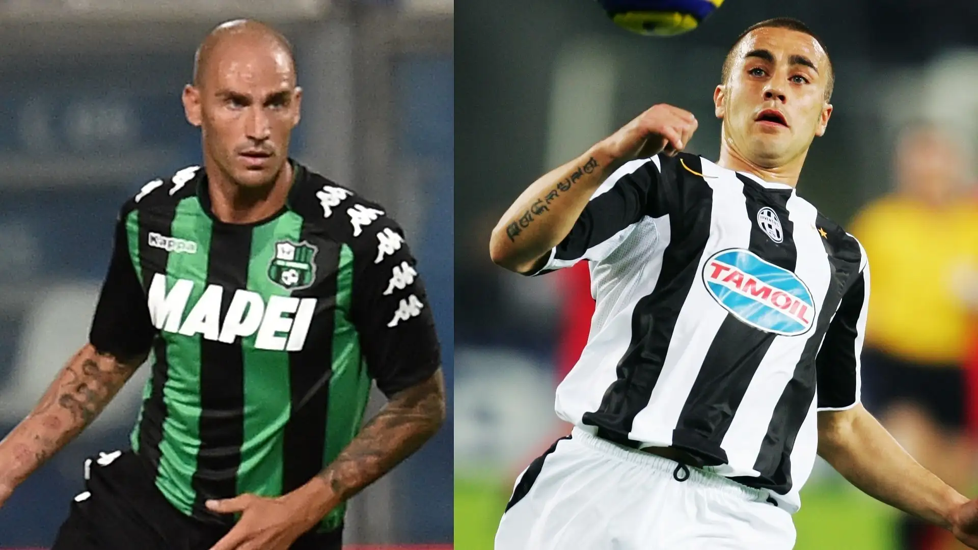 Paolo Cannavaro (Napoli, Parma, Sasssuolo) e Fabio Cannavaro (Parma, Inter, Juventus, Real Madrid)