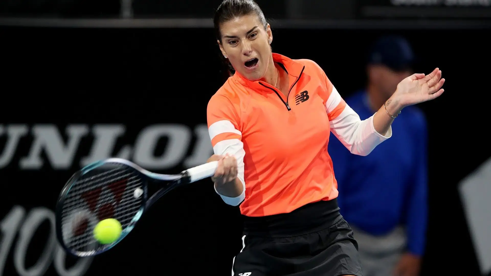 Nel primo set Sorana ha ceduto solo al tie break