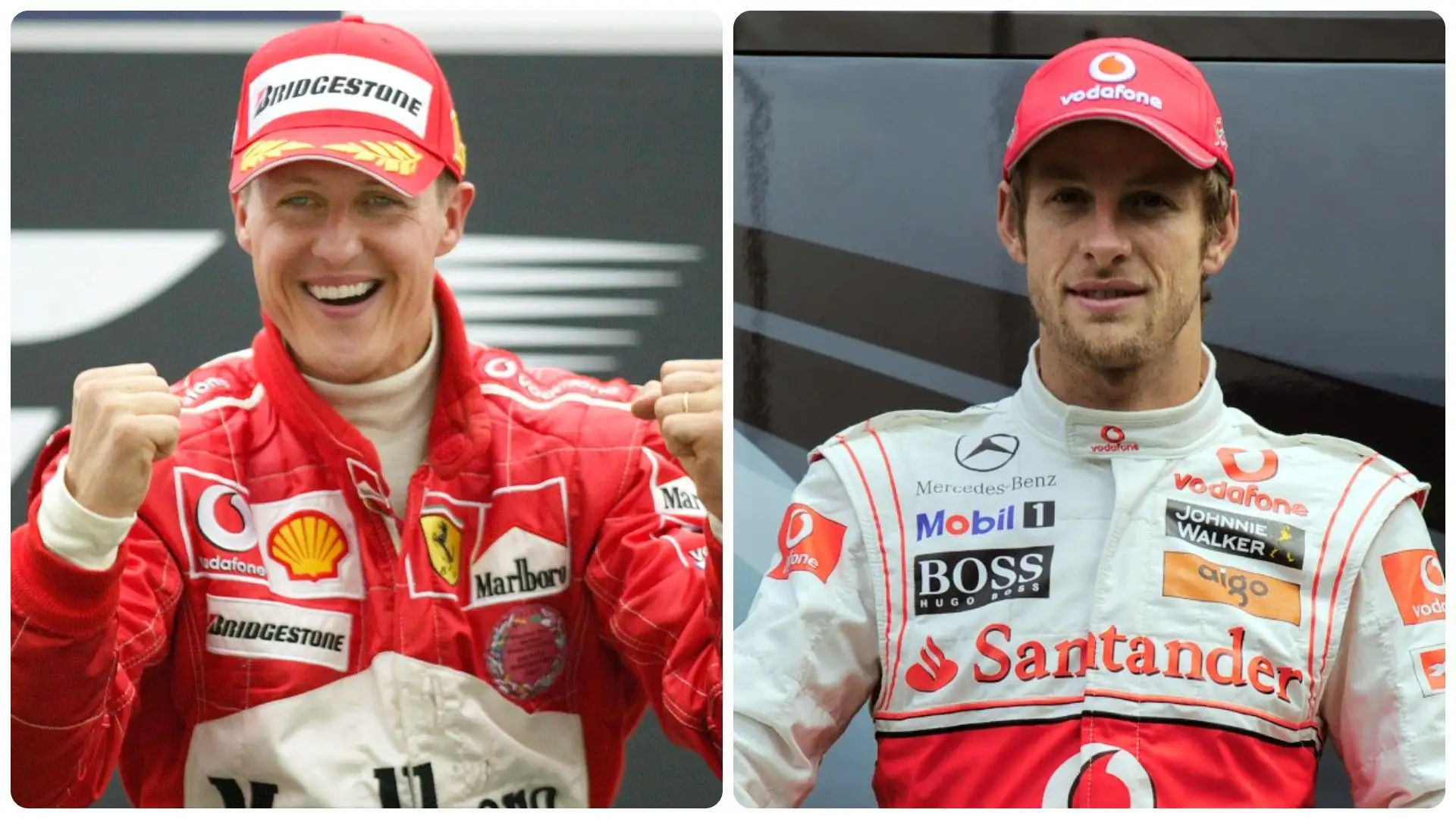5- Jenson Button e Michael Schumacher 306
