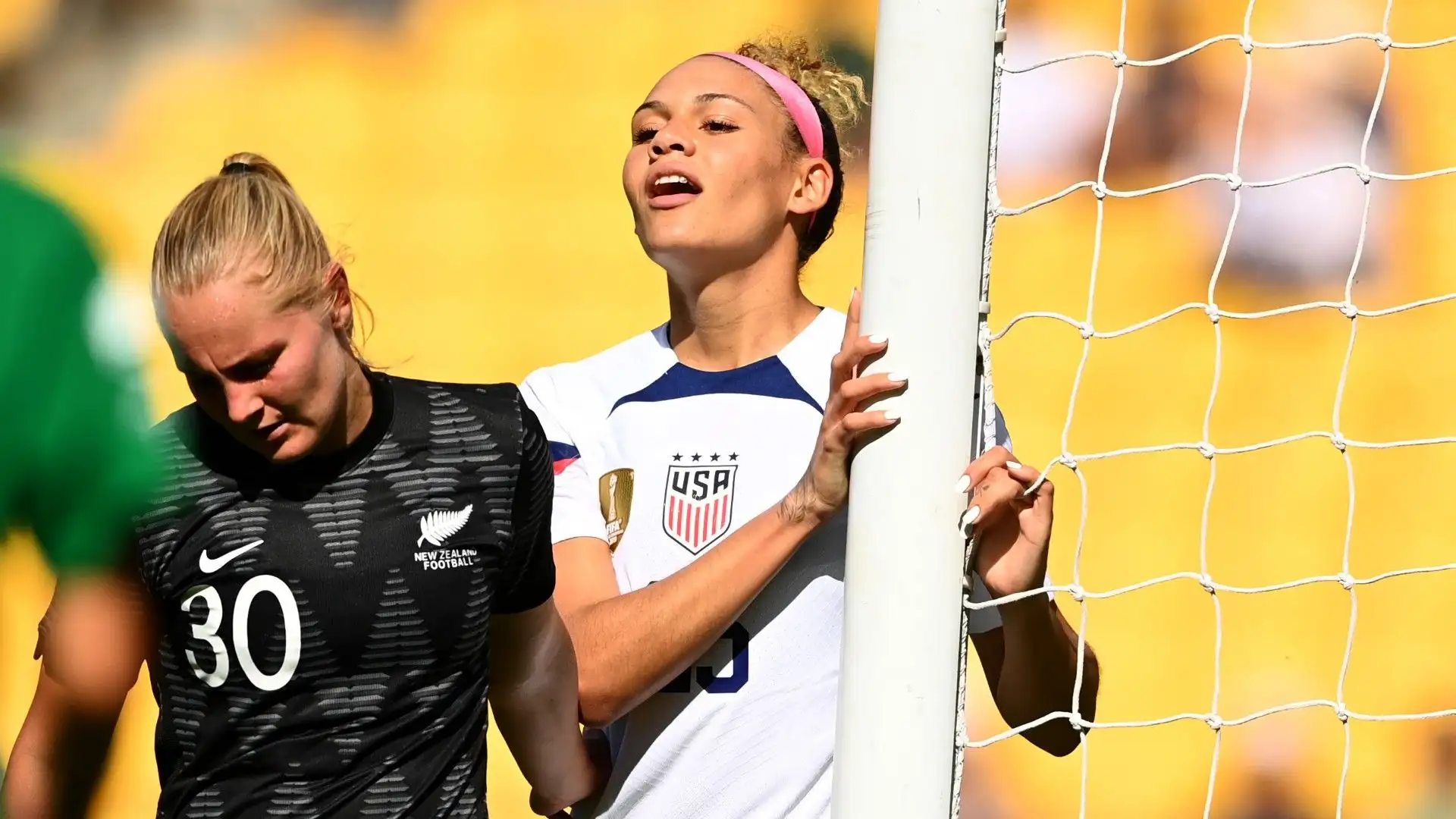 Trinity Rodman ha sfiorato più volte il gol