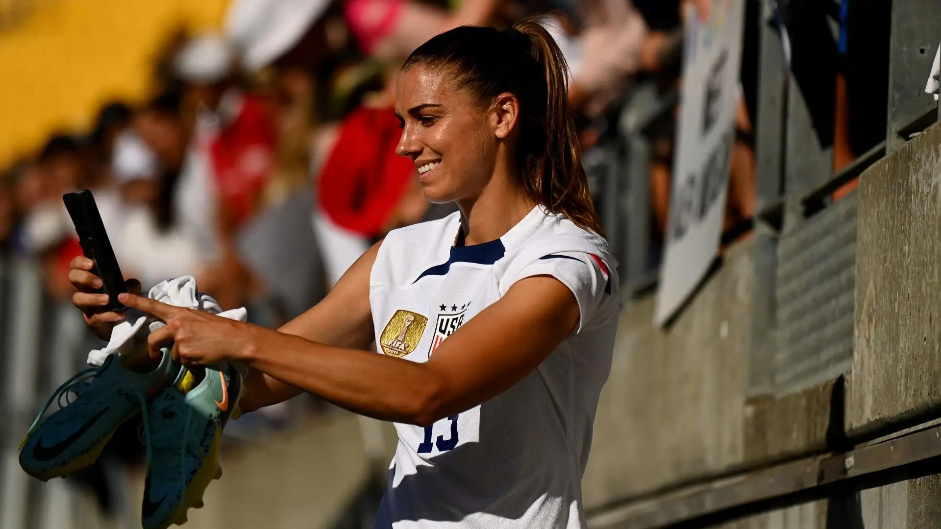 Anche Alex Morgan si è concessa ai fan