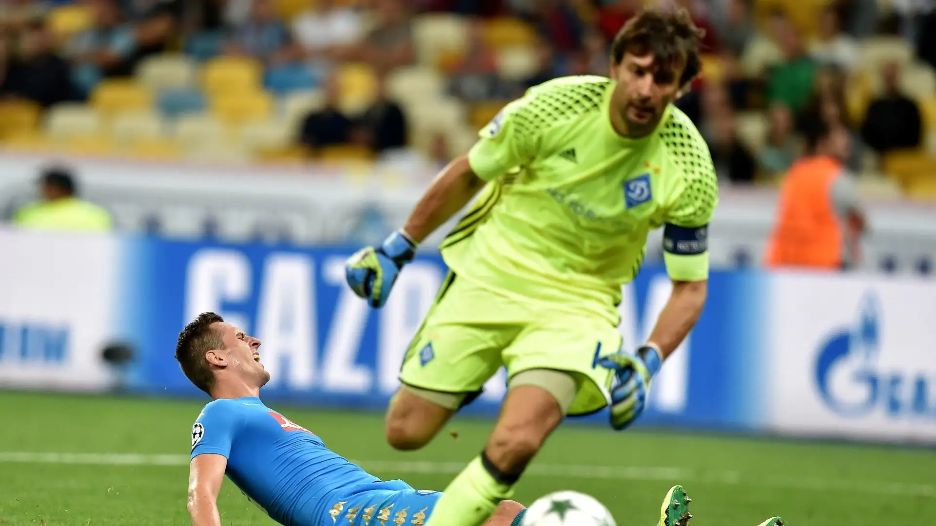 Olexandr Shovkovskiy (02/01/75), Dinamo Kiev-Napoli 13/09/2016, 41 anni e 255 giorni
