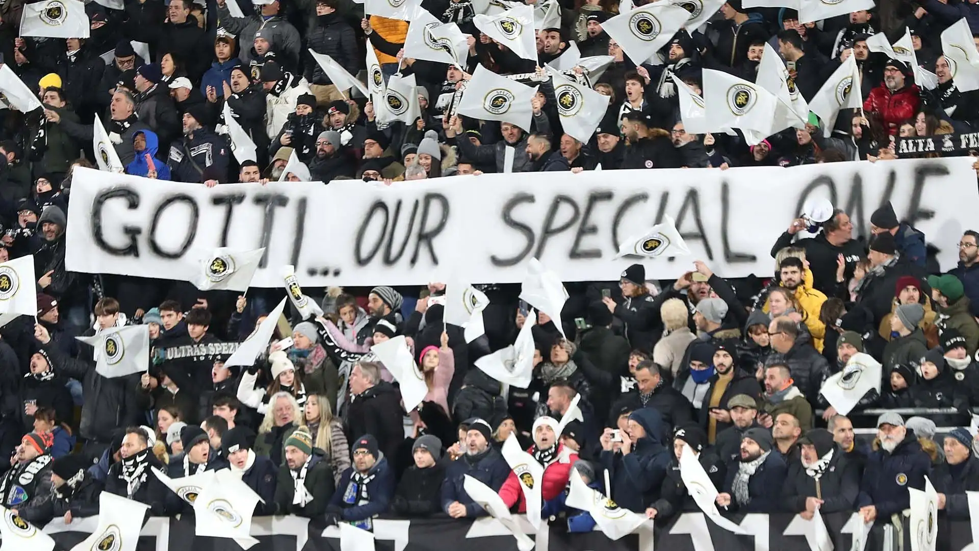 I tifosi dello Spezia hanno le idee molto chiare 