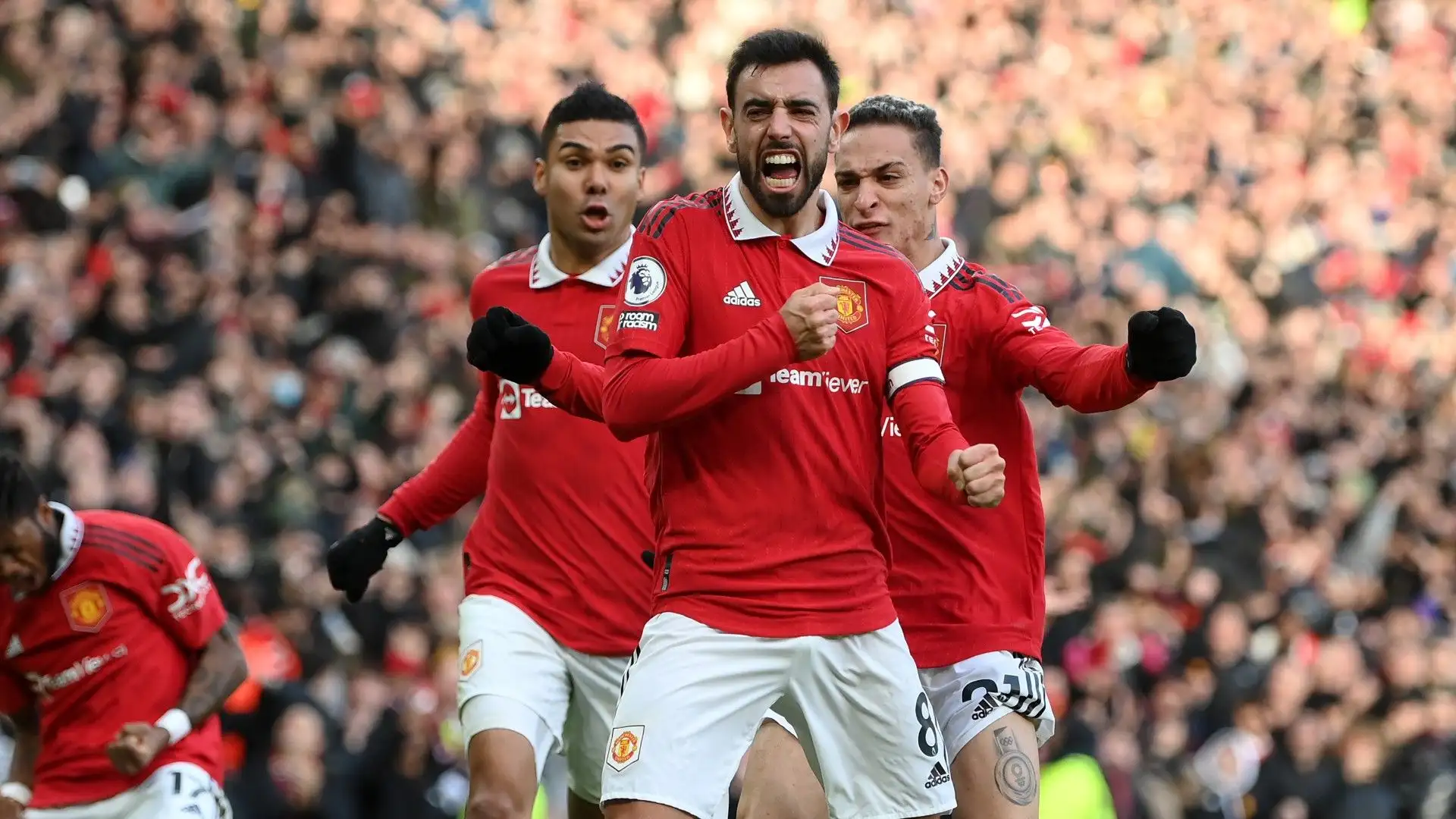 Bruno Fernandes ha segnato il primo gol per i Red Devils