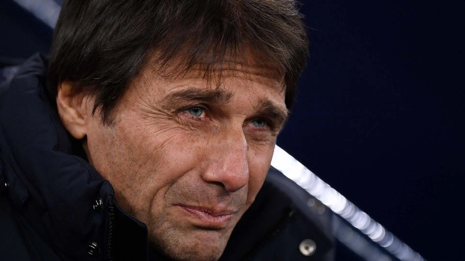 Impietrito il tecnico del Tottenham, l'italiano Antonio Conte