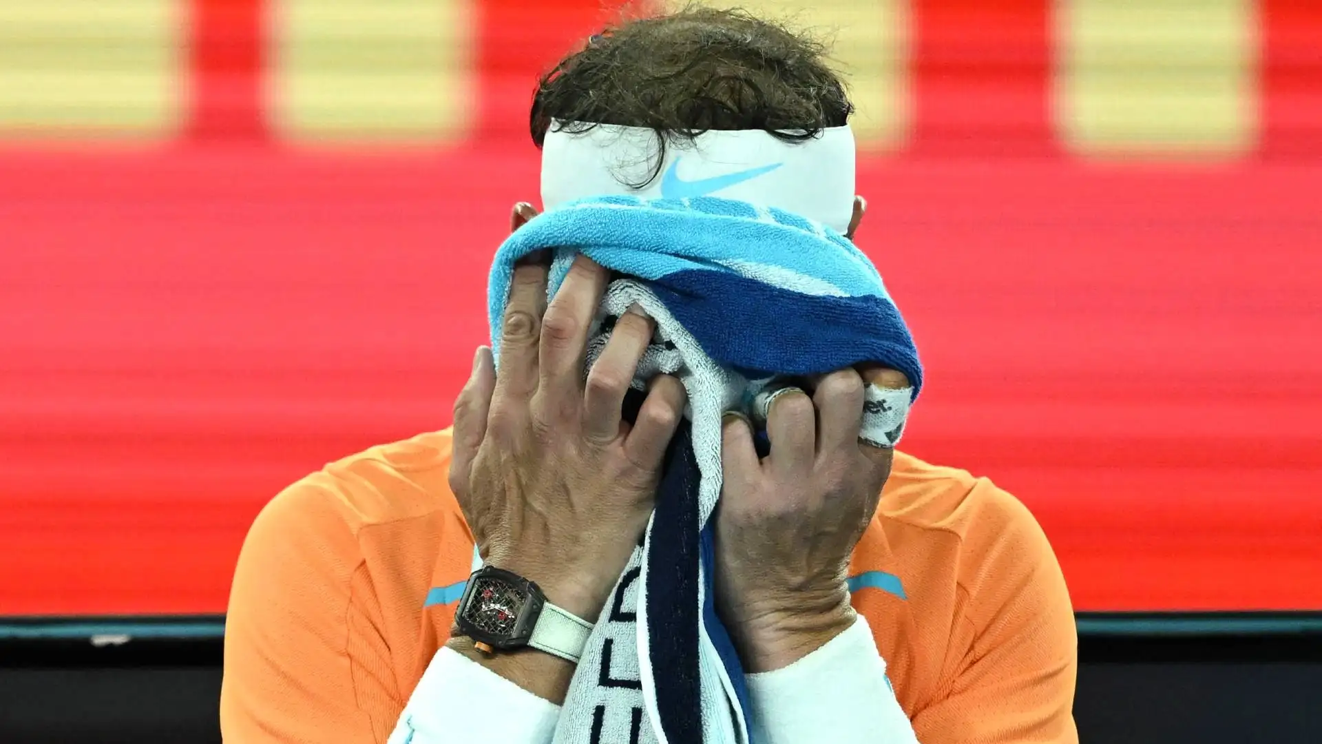 Nadal ha accusato un problema all'inguine