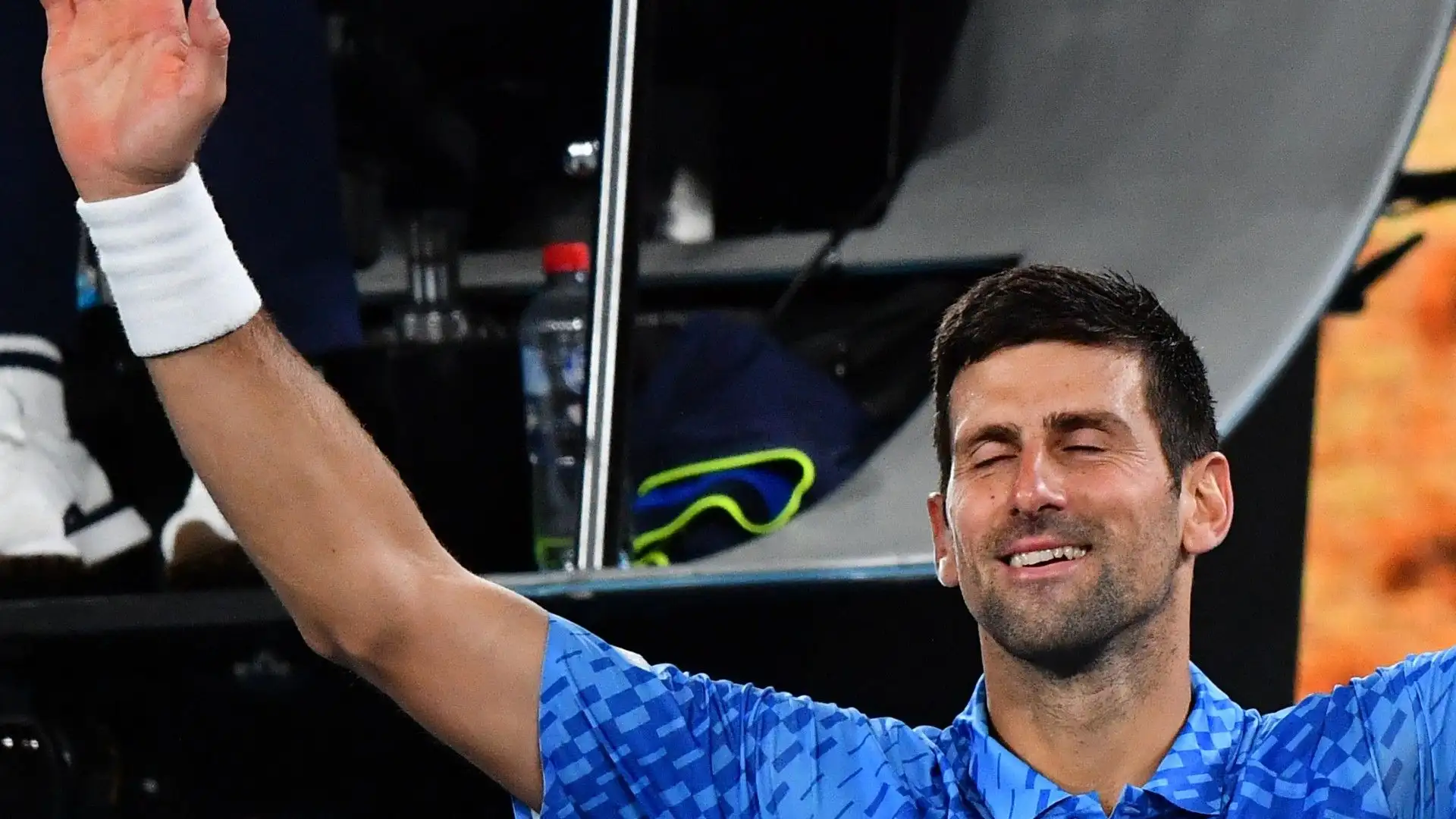 Il tennista è sembrato in grande forma