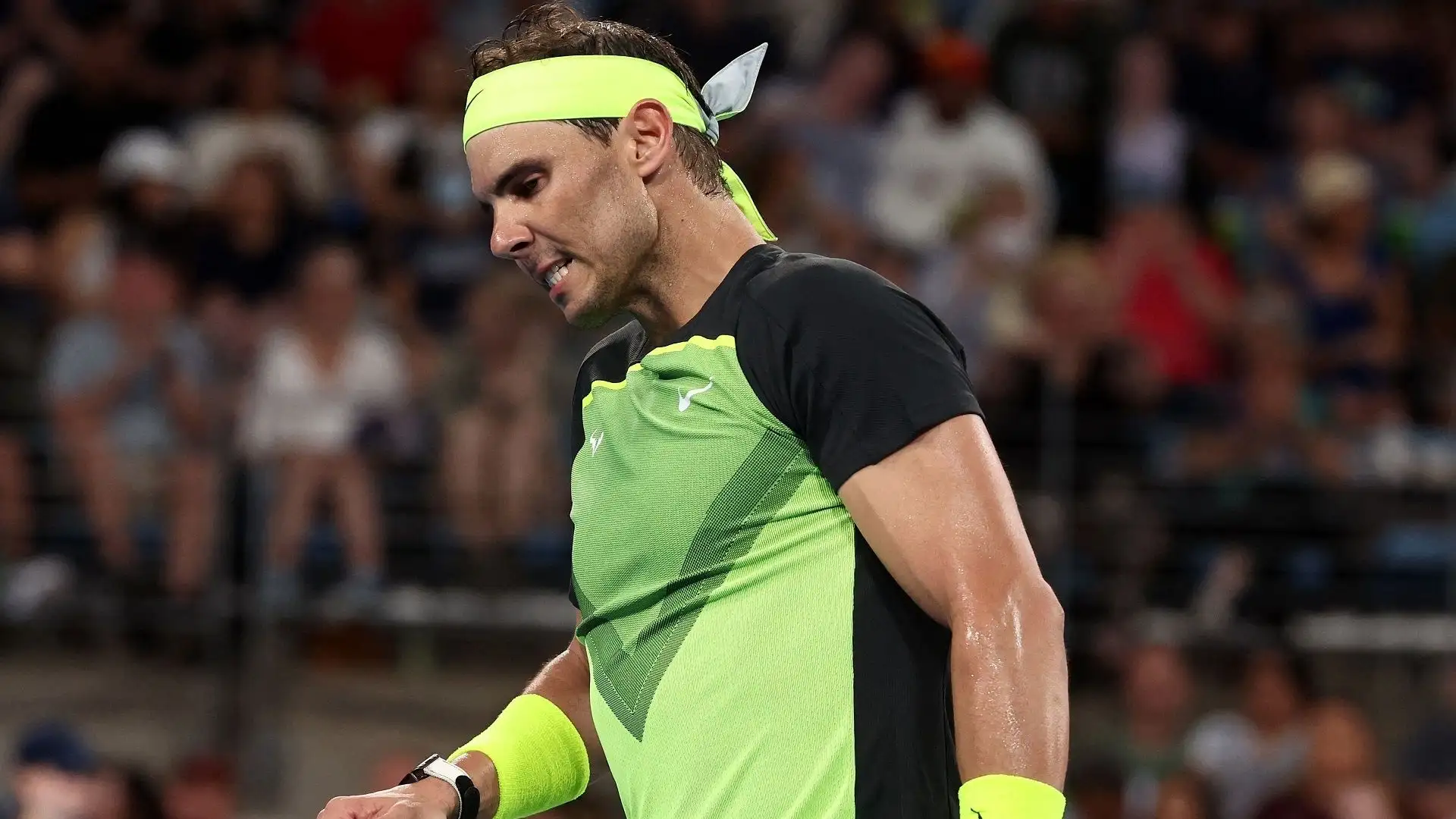 Nadal è stato superato dall'australiano in tre set al termine di un match combattuto