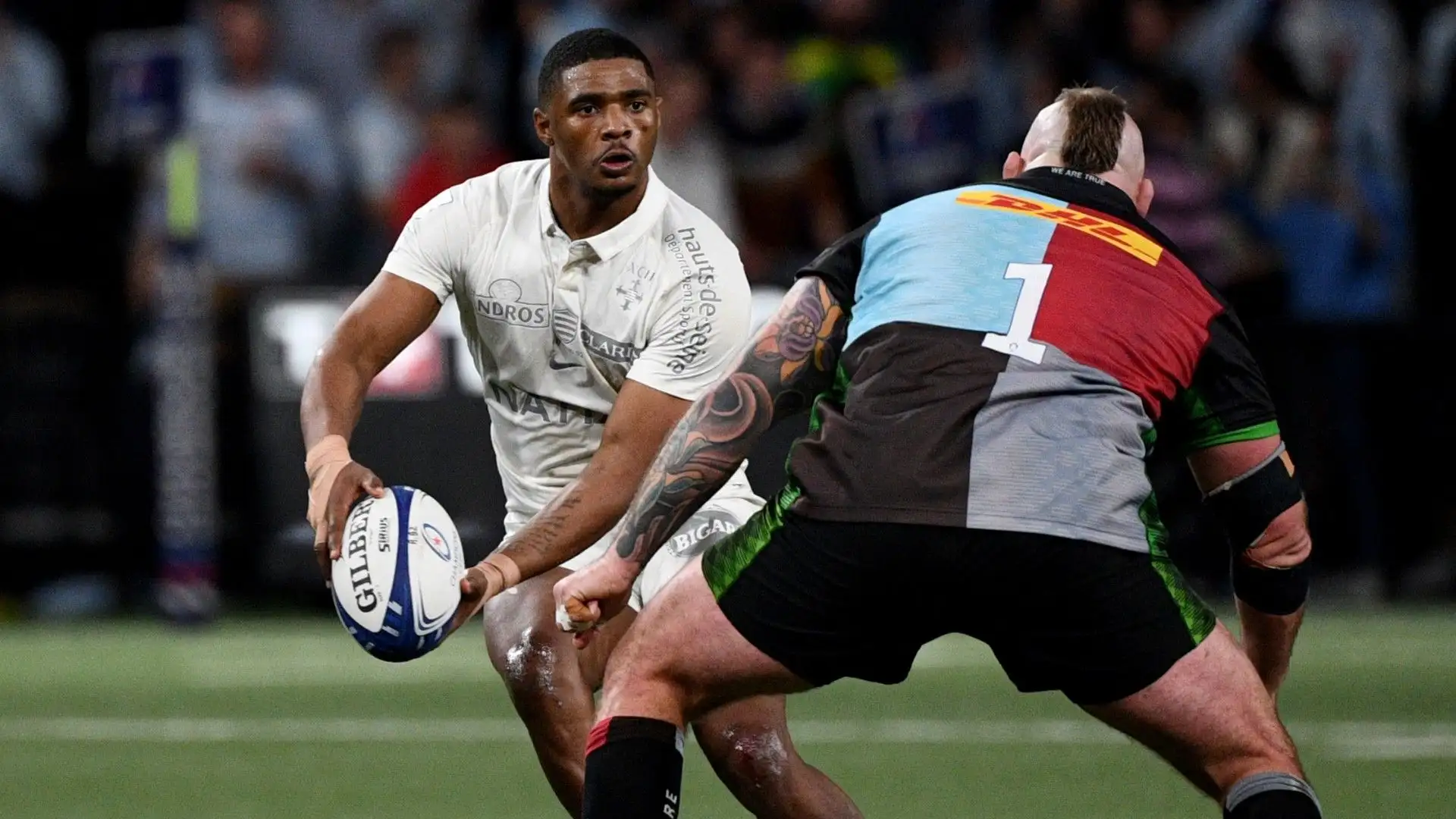 L'infortunio è successo durante la partita tra Harlequin e Racing 92