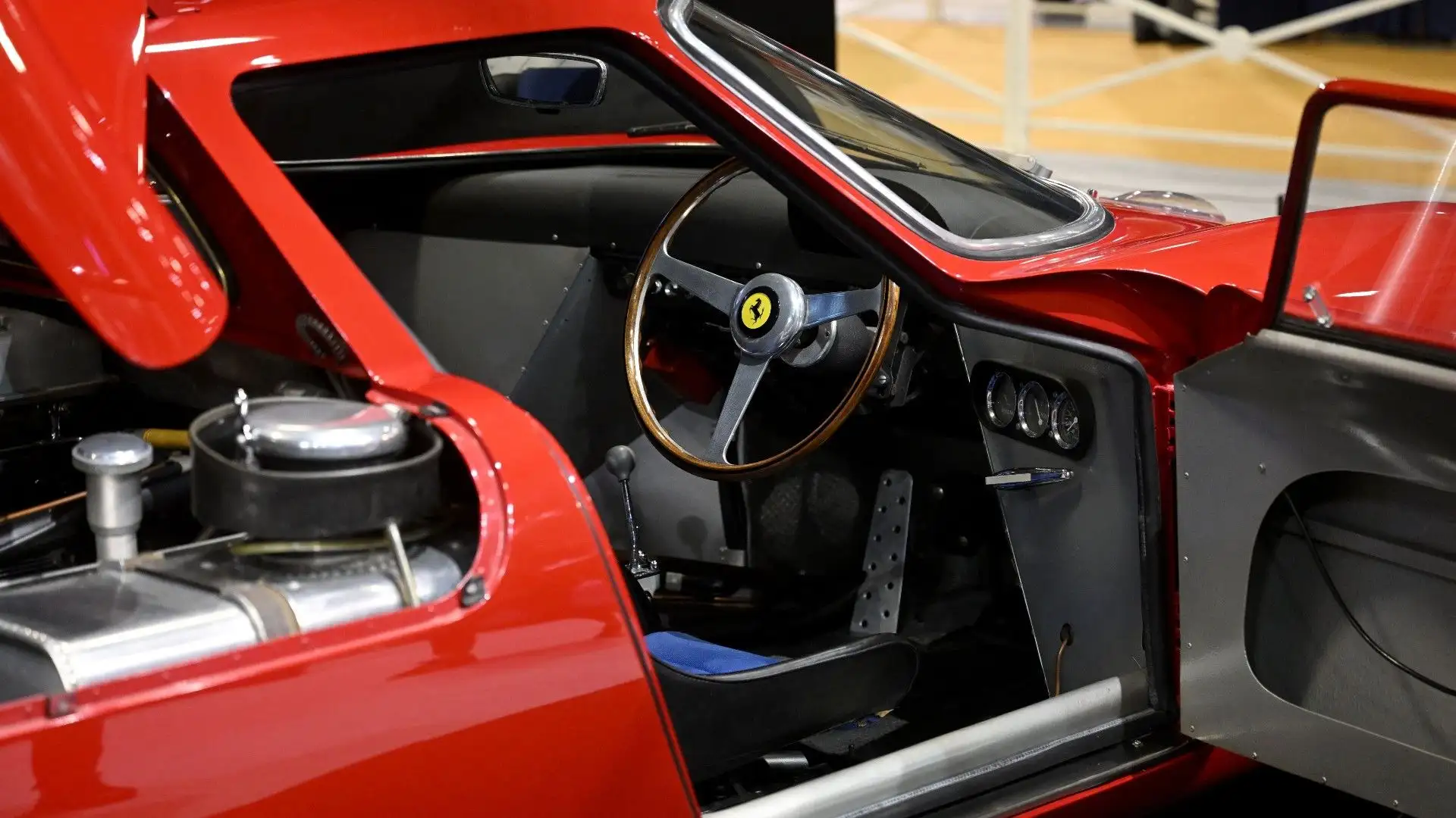 In foto un dettaglio degli interni dell'auto