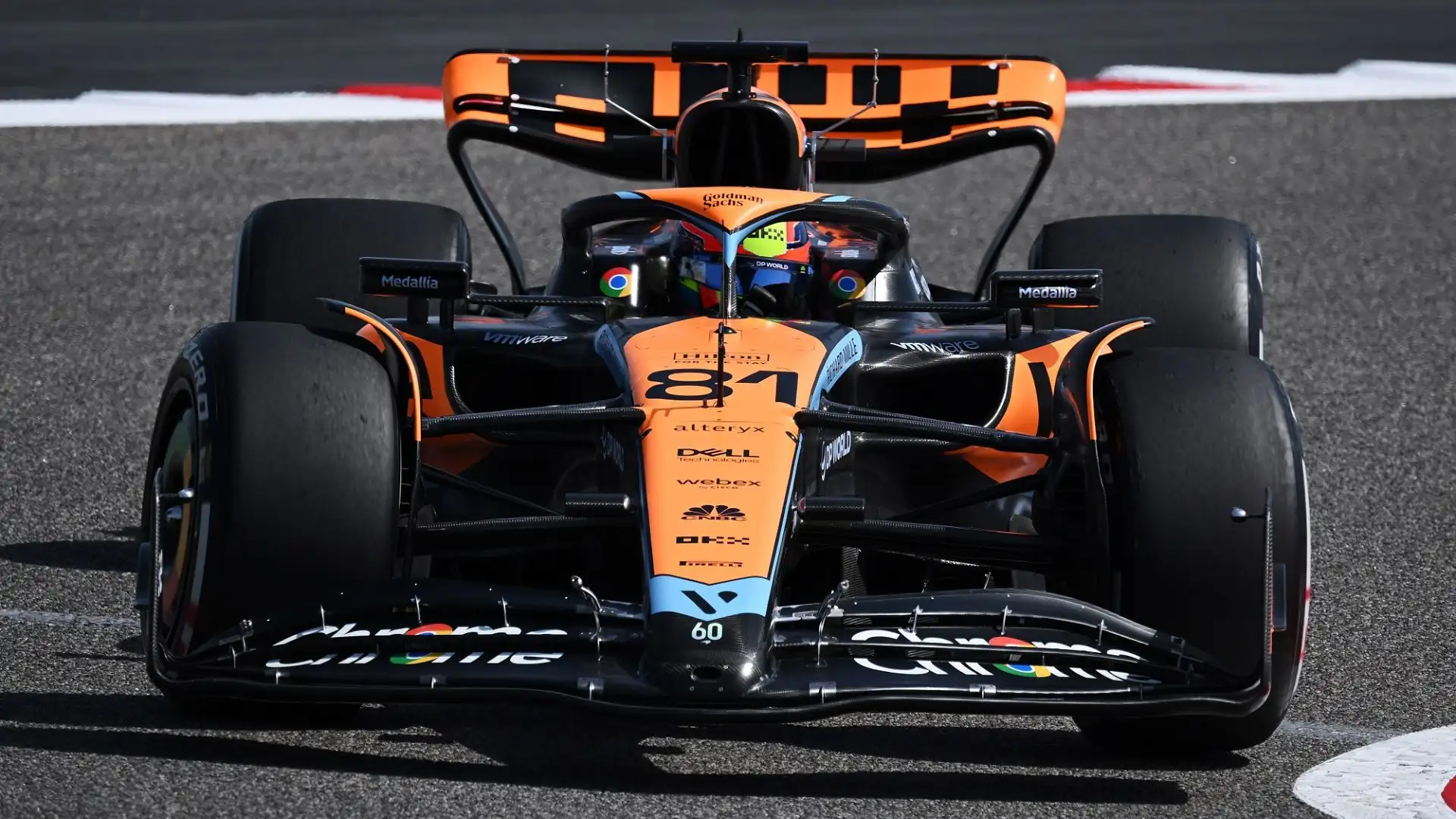 McLaren MCL60 guidata da Oscar Piastri