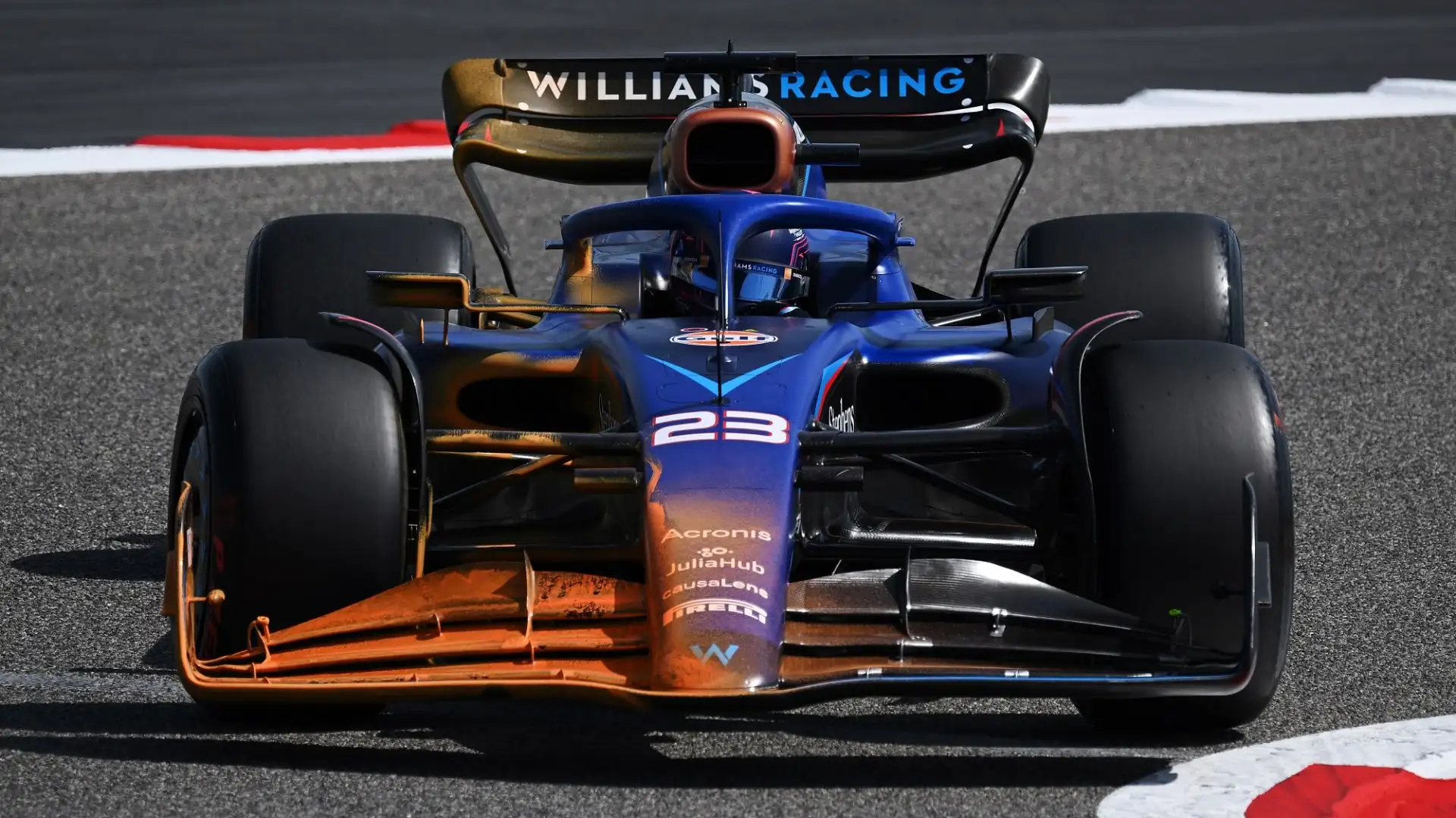 Williams FW45 guidata da Alexander Albon